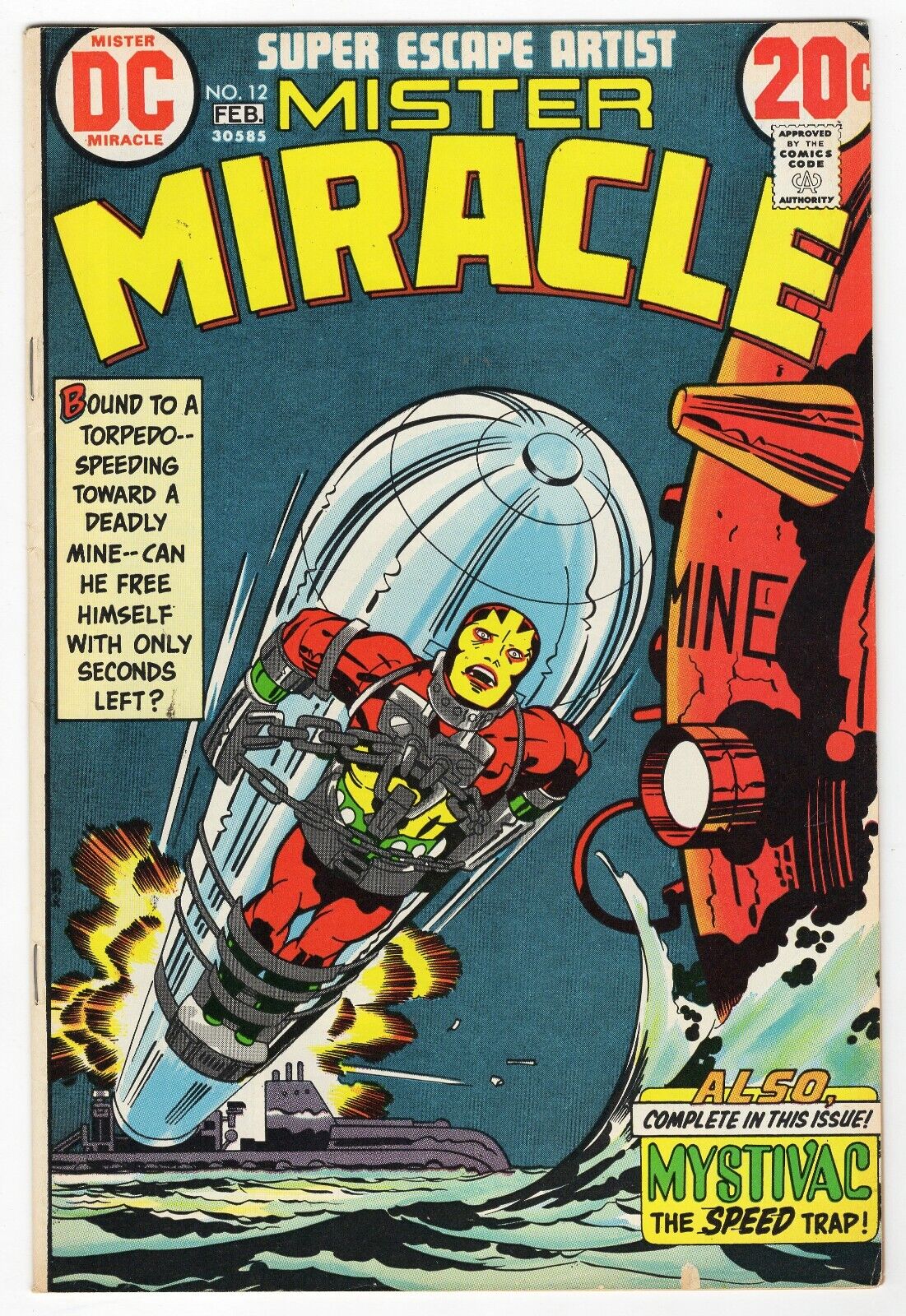 Mister Miracle #12 VINTAGE 1973 DC Comics Big Barda