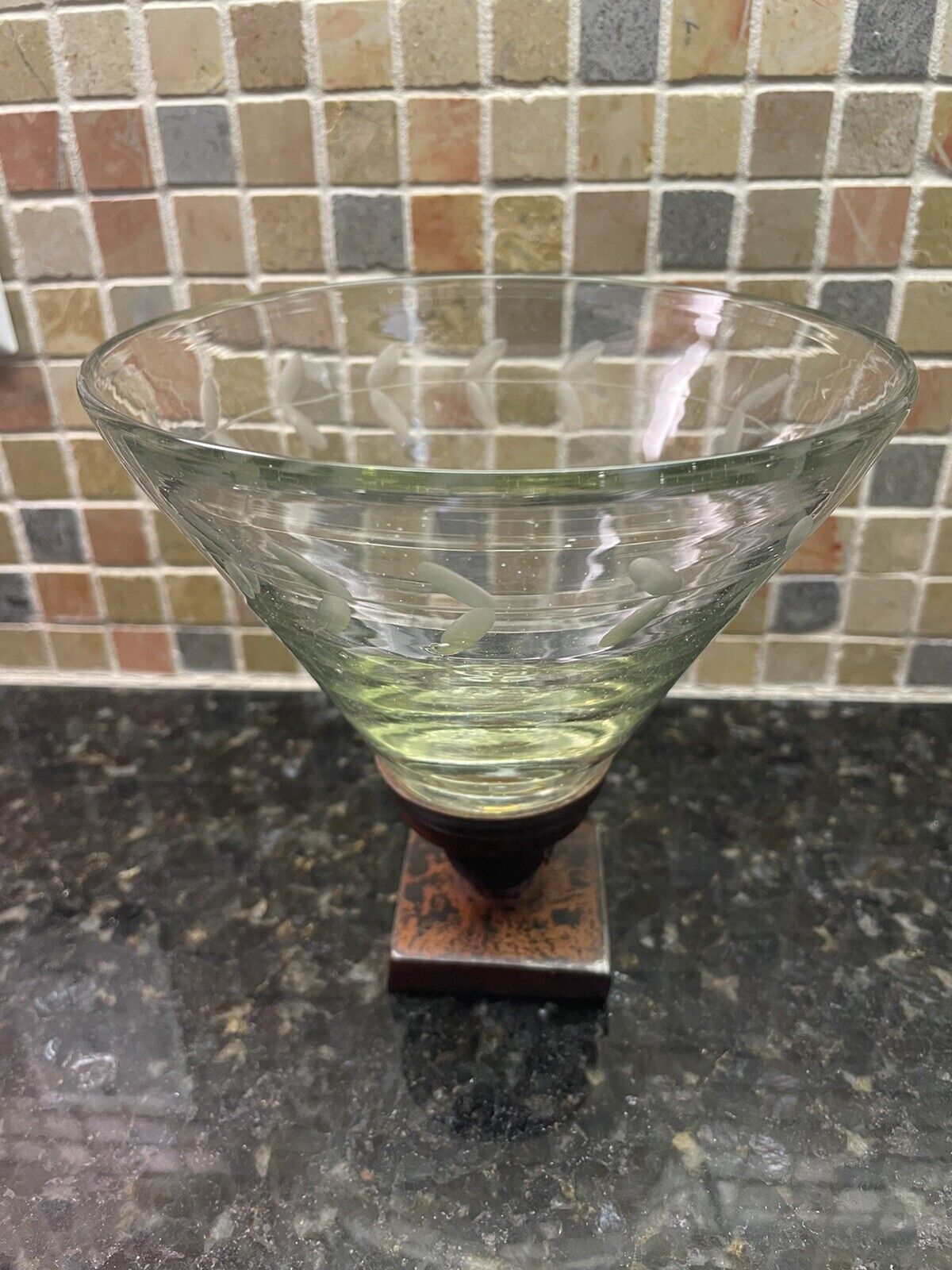 Jan Barboglio Martini Chalice Glass