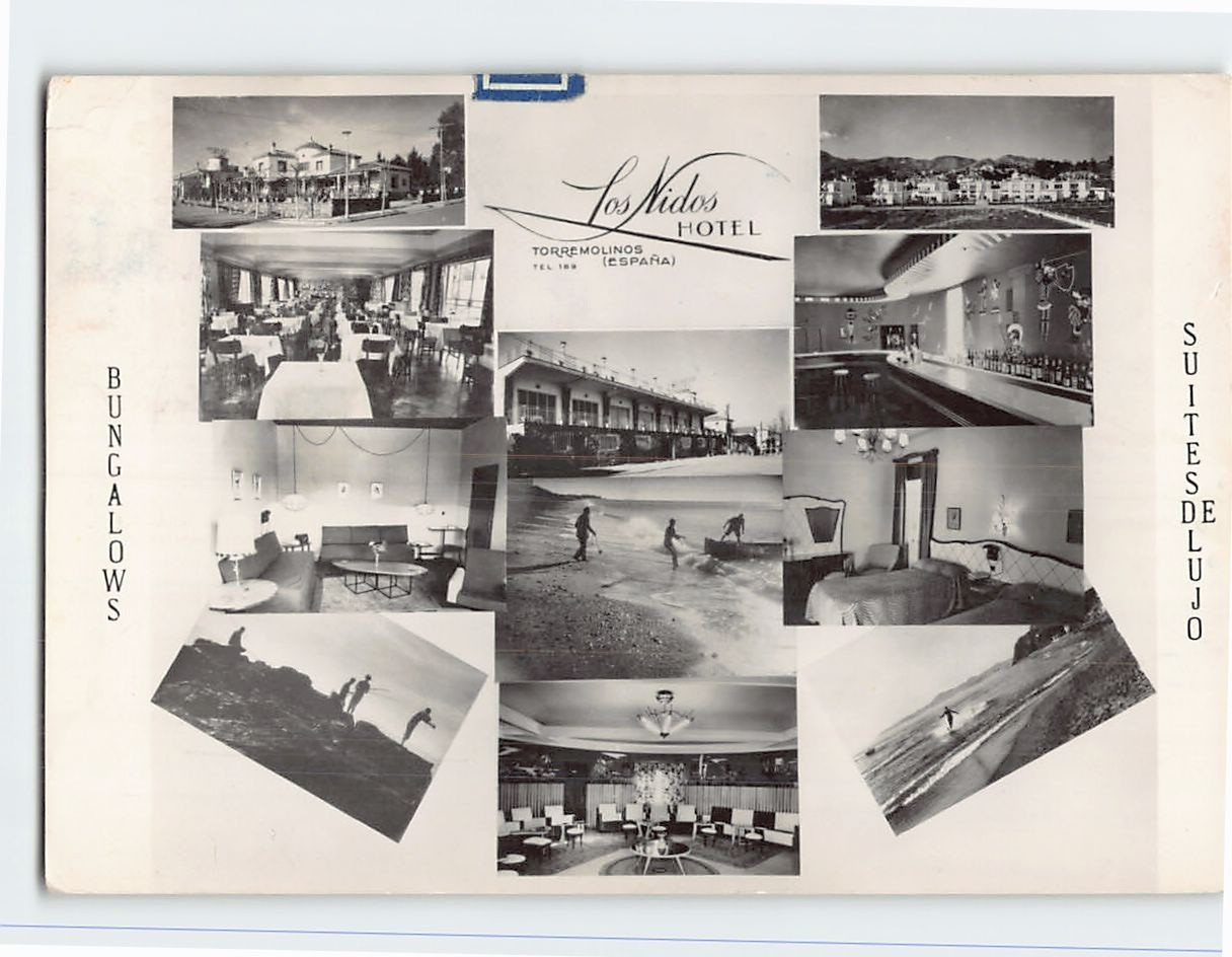 Postcard Scenes & Views Los Nidos Hotel Torremolinos Spain