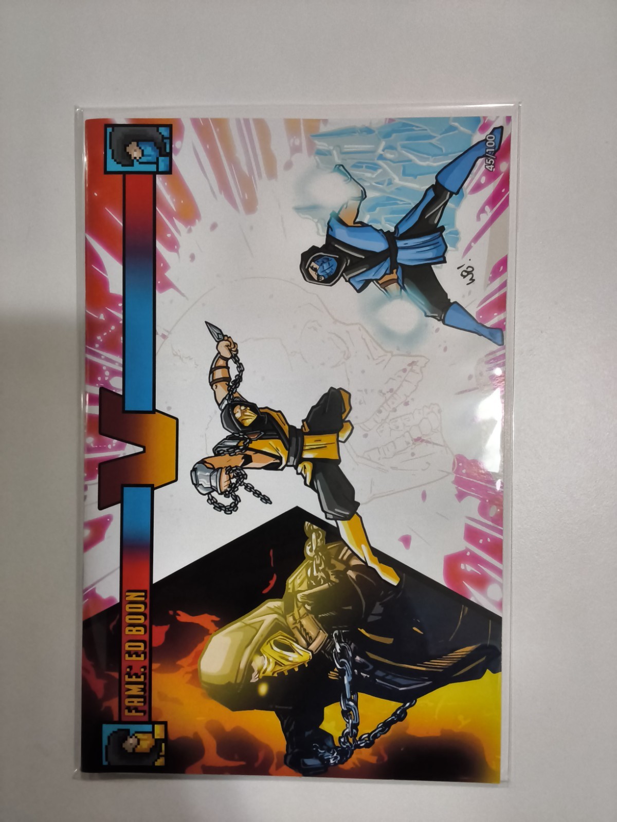 FAME ED BOON MATTHEW WAITE VARIANT TERRIFICON LTD 45/100 SIGNED W/ COA