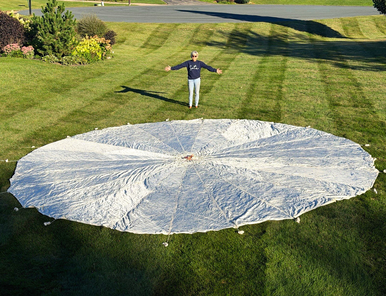 WWII,  Hayes Corp USAAF Silk Parachute Canopy Assembly Aug 1942 Militaria