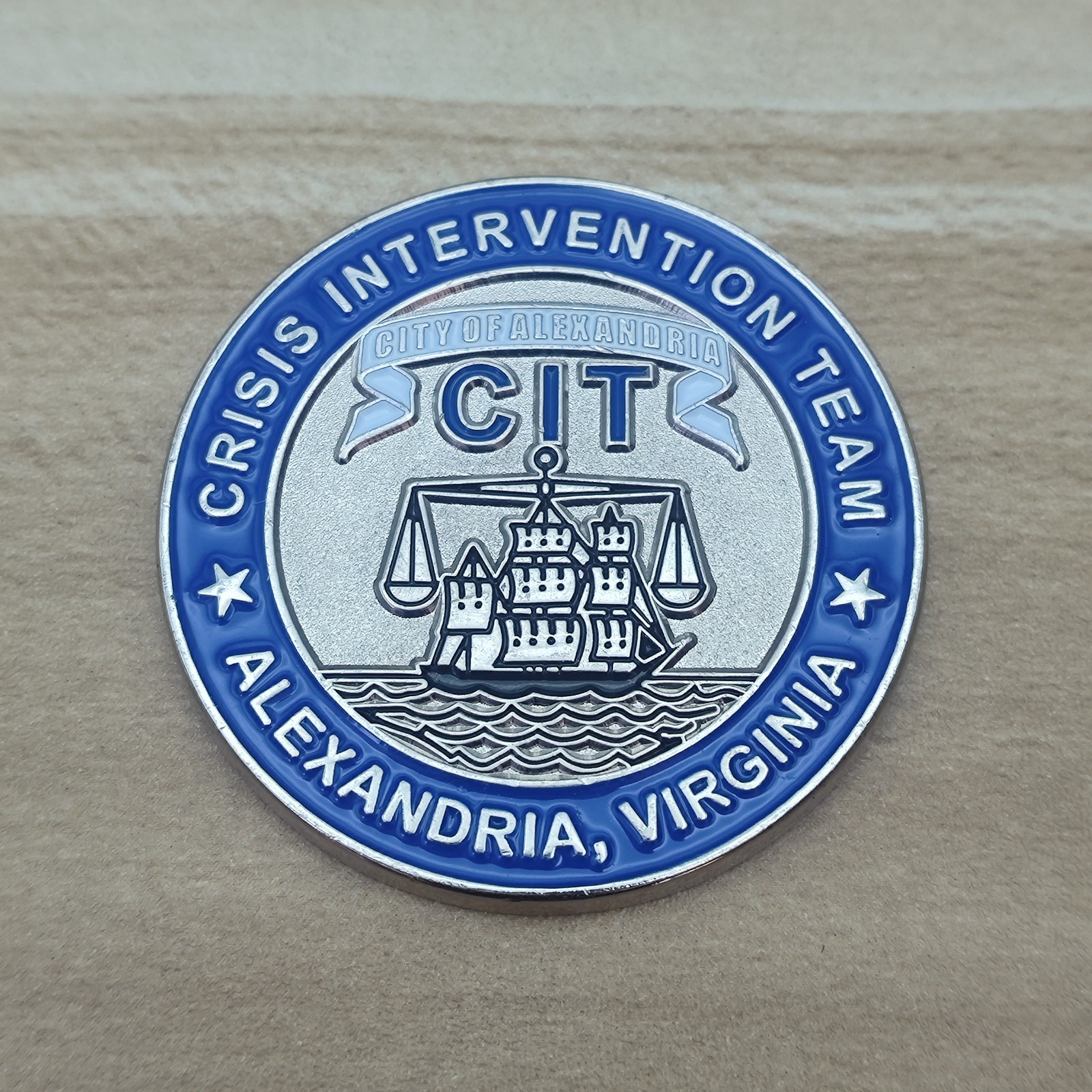 Crisis Intervention Team Alexandria,Virginia Challenge Coin