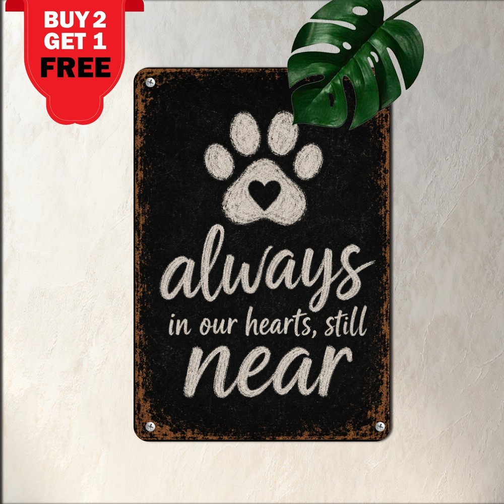 vintage memorial forever would tin metal signs home