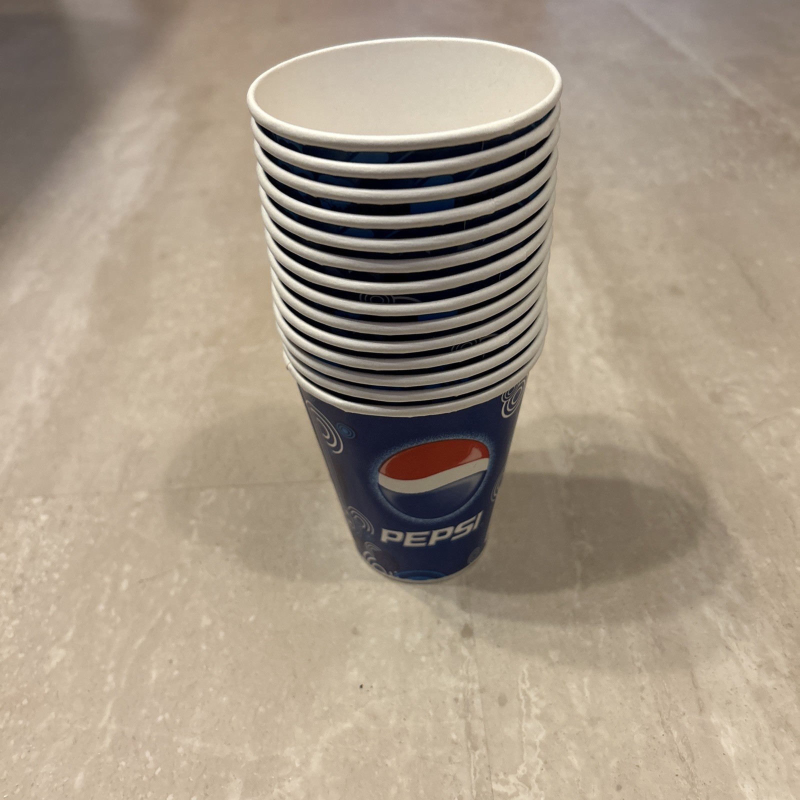 Vintage 2008 Pepsi Paper Cups lot of 14 12oz MyFountainCup.com Edition NOS