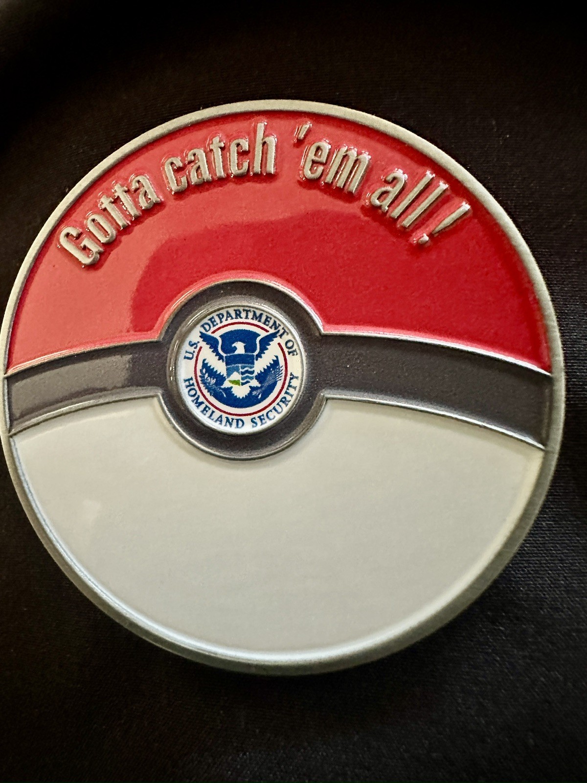 Pokémon gotta catch them all challenge coin ICE 2” coin Numbered