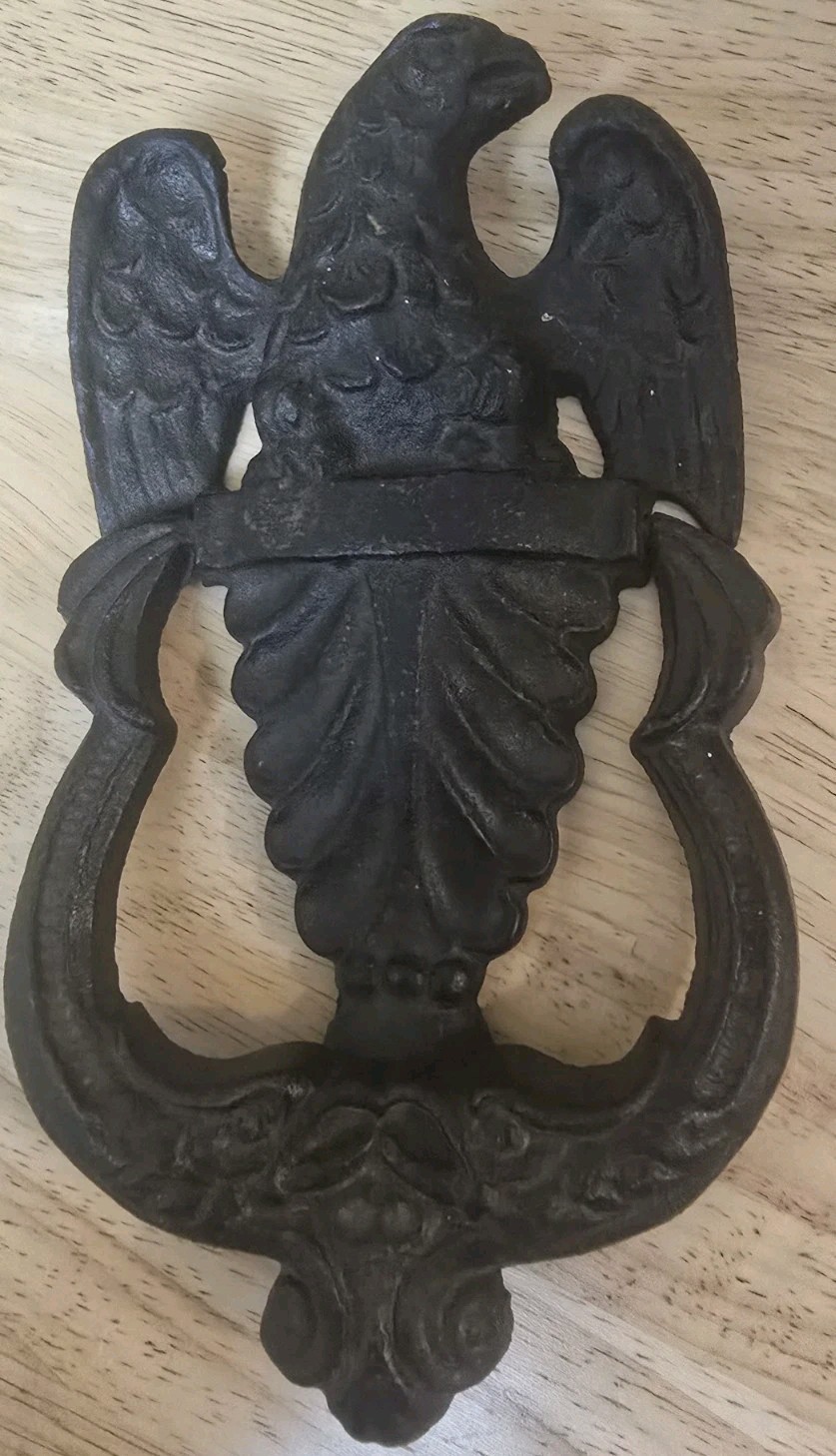 Vintage 715 Cast Iron American Bald Eagle Victorian 7\