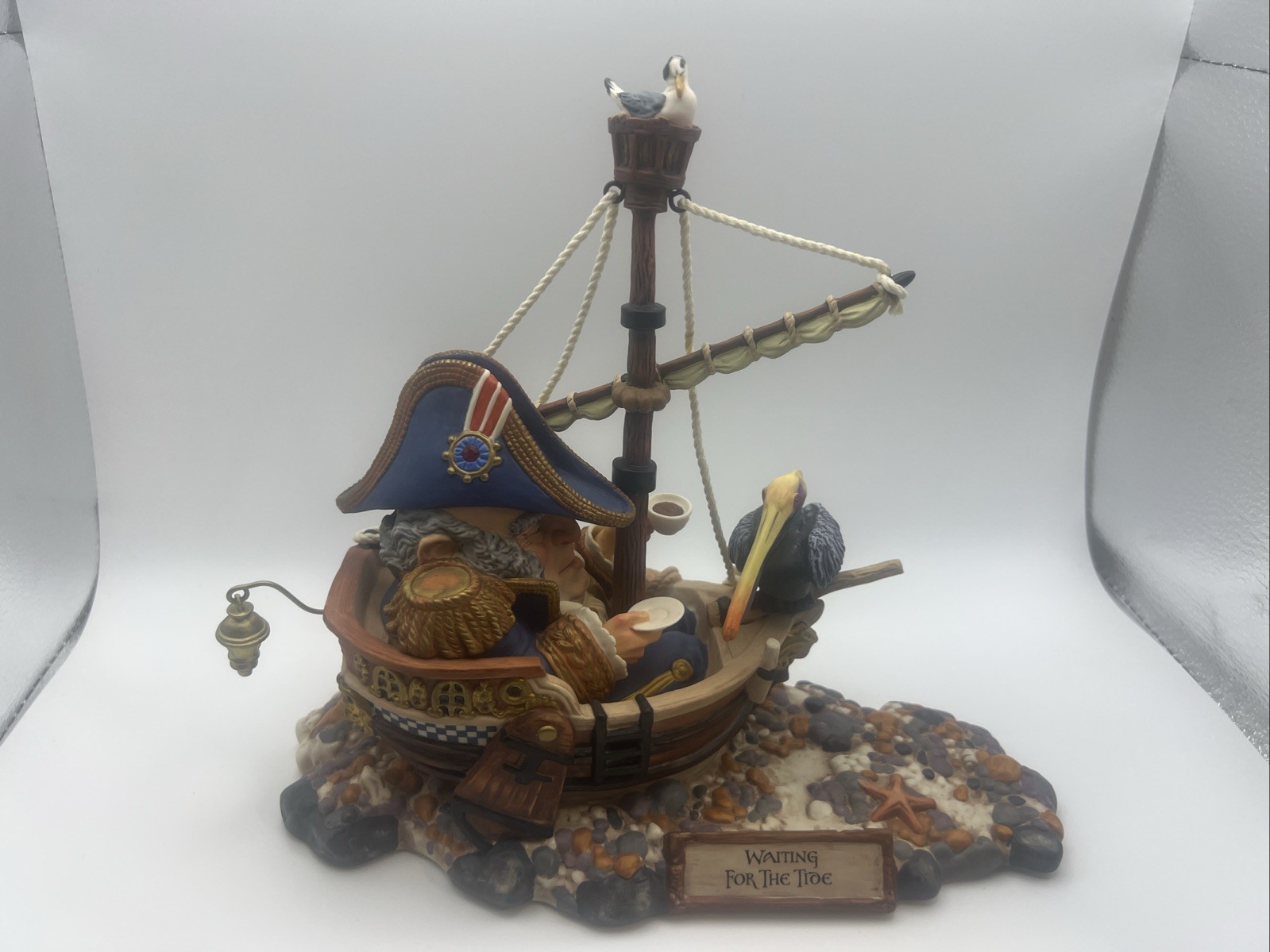 James Christensen Waiting for the Tide Greenwich Workshop Porcelain Sculpture