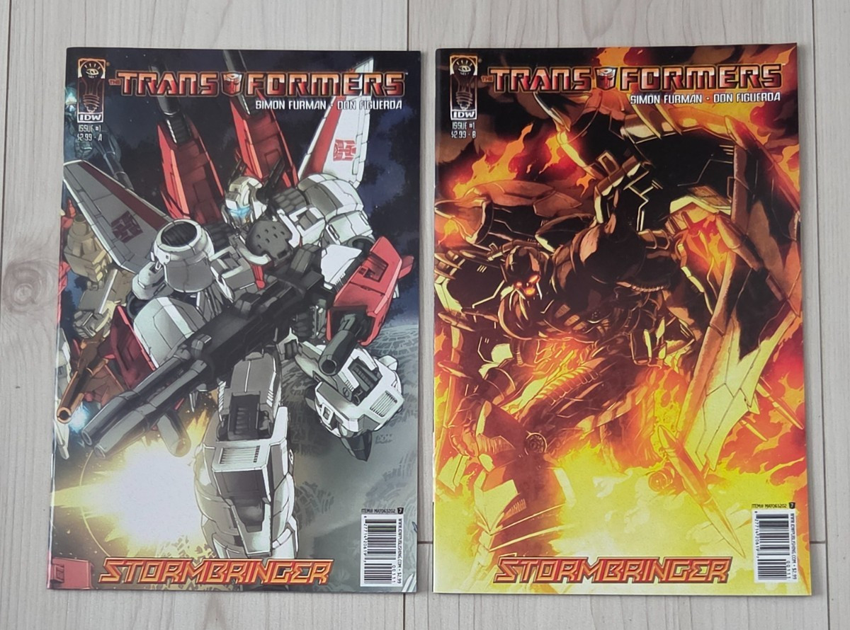 2006 IDW Comics ... The Transformers: Stormbringer #1A and #1B ... NrMt