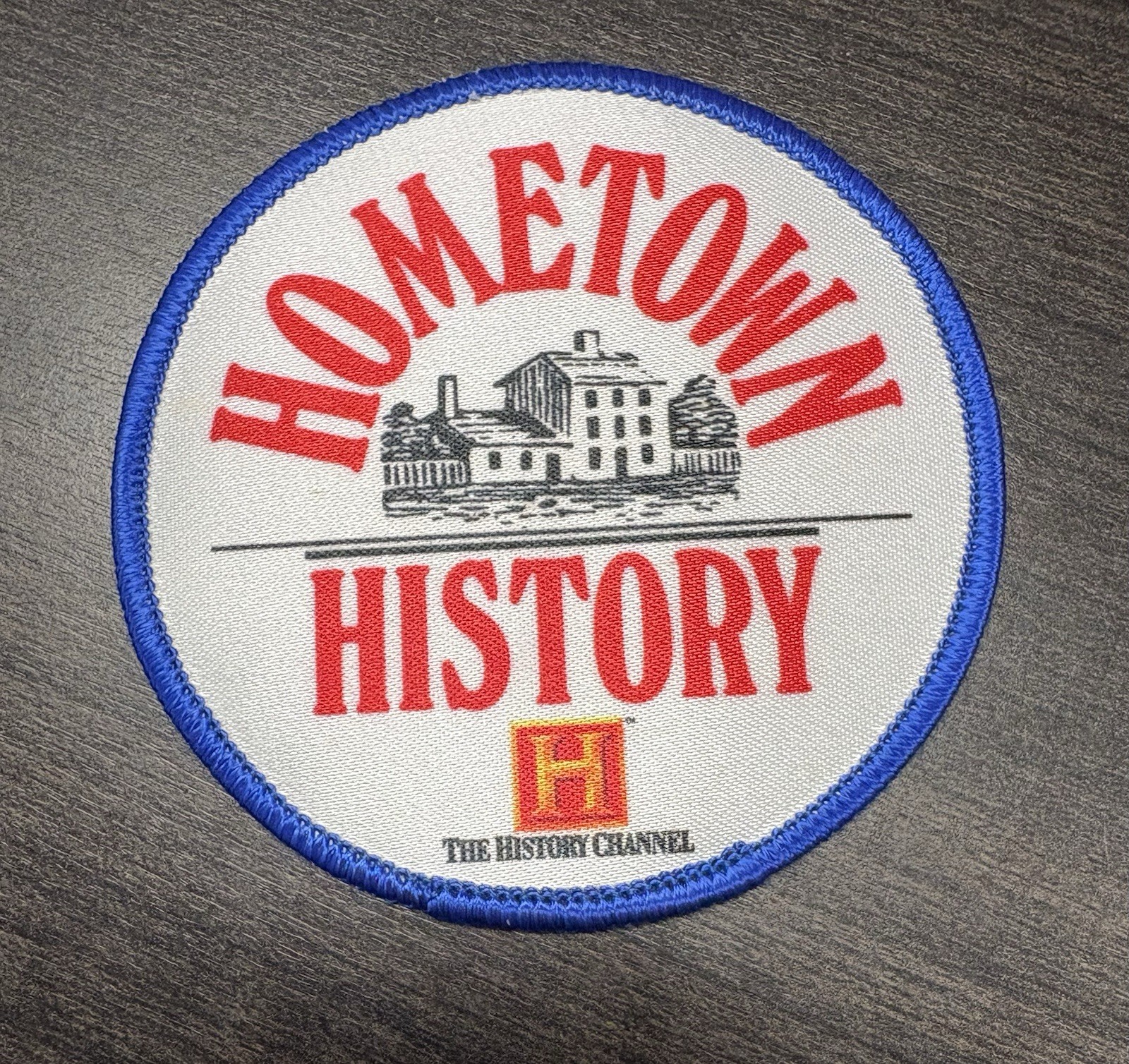 Vintage History Channel Hometown History Patch Screen Printed Promo