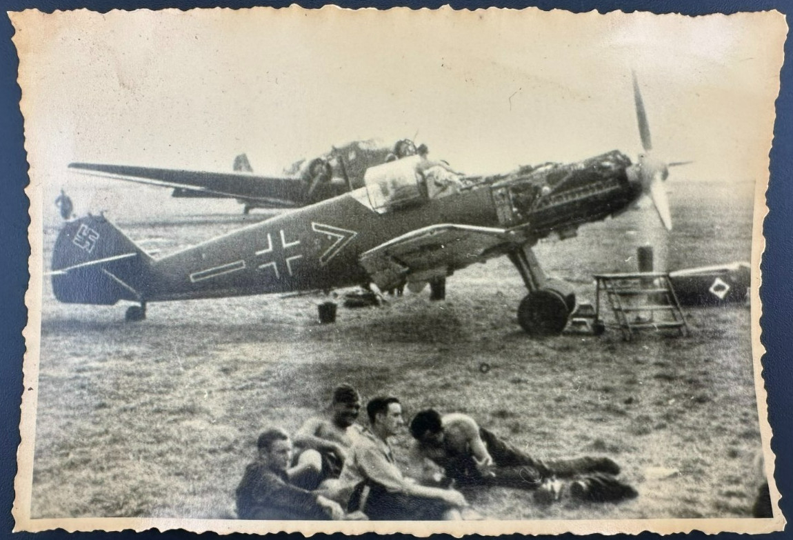 1940\'s WWII Luftwaffe Messerschmitt BF 109 Aircraft Being Serviced