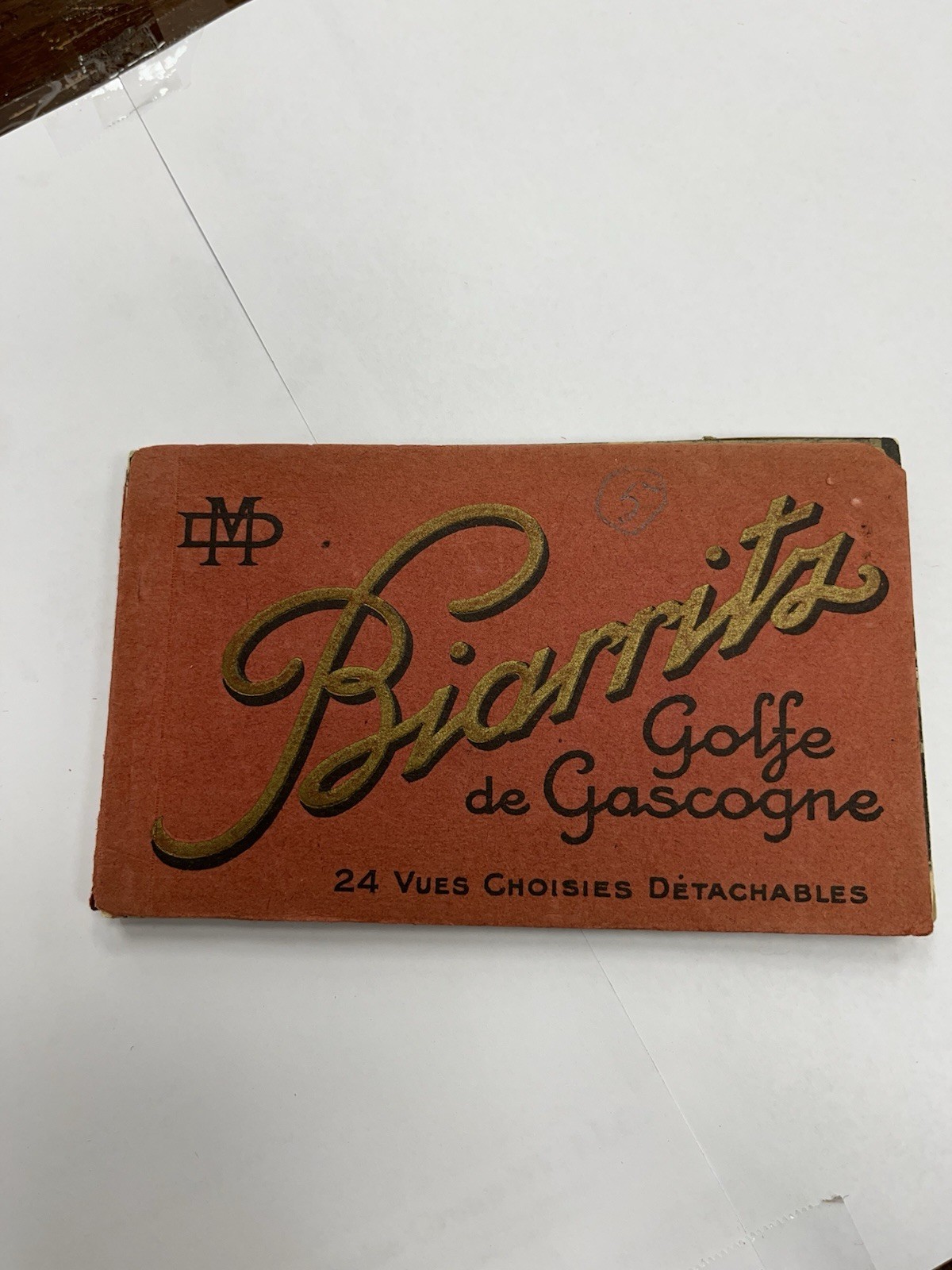Vintage Postcard Booklet Biarritz France Bay of Biscay Unposted Unused Pre WWI