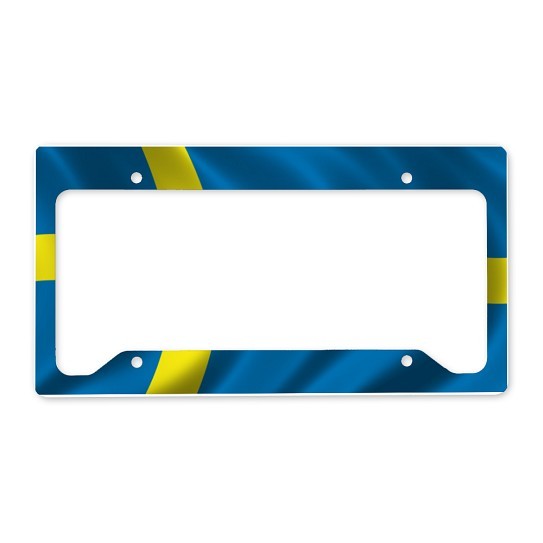 CafePress Sweden License Plate Holder License Frame (1078200794)