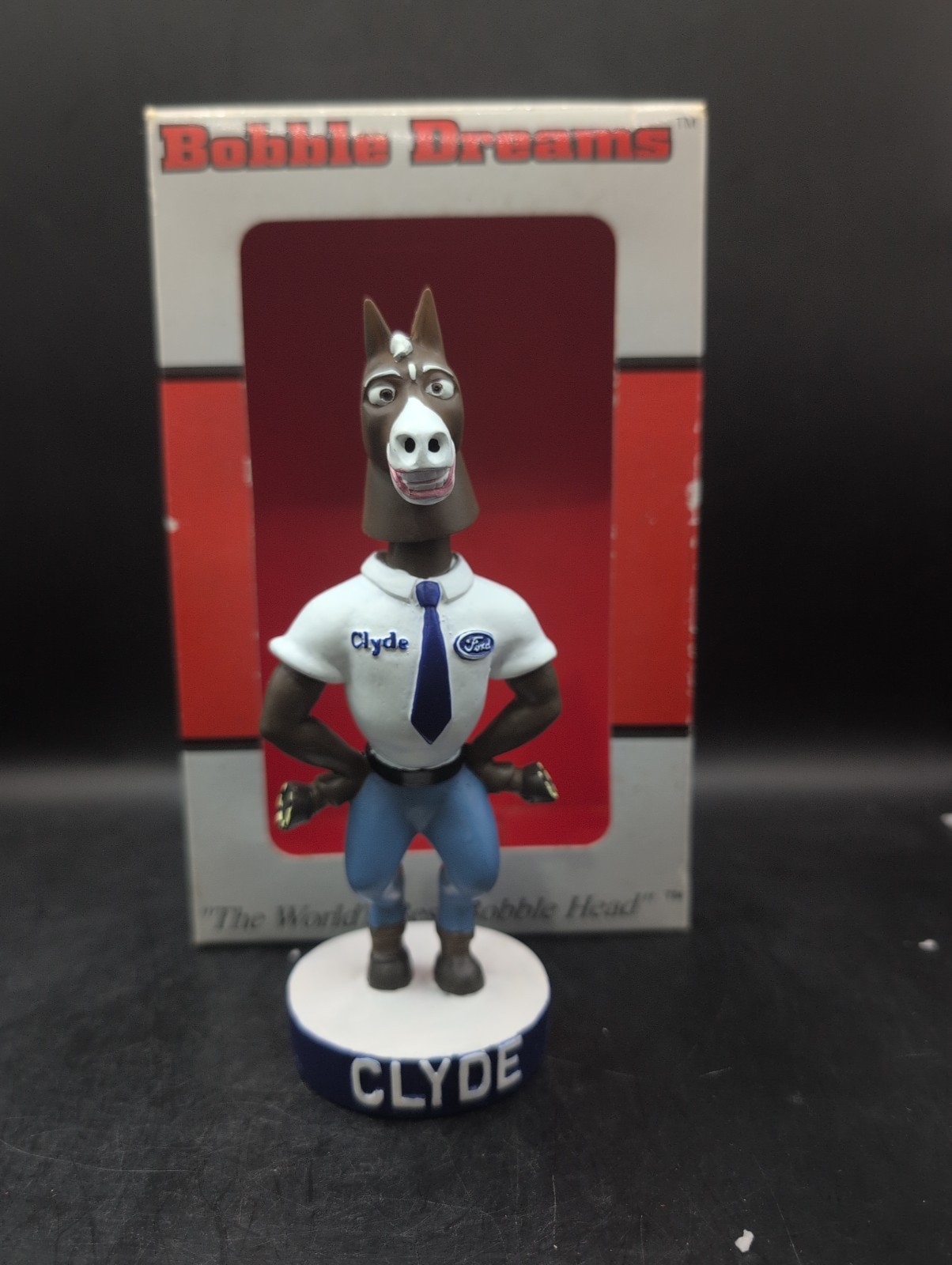 CLYDE The Mustang PROMOTIONAL FORD MUSTANG HORSE POWER Bobblehead SGA