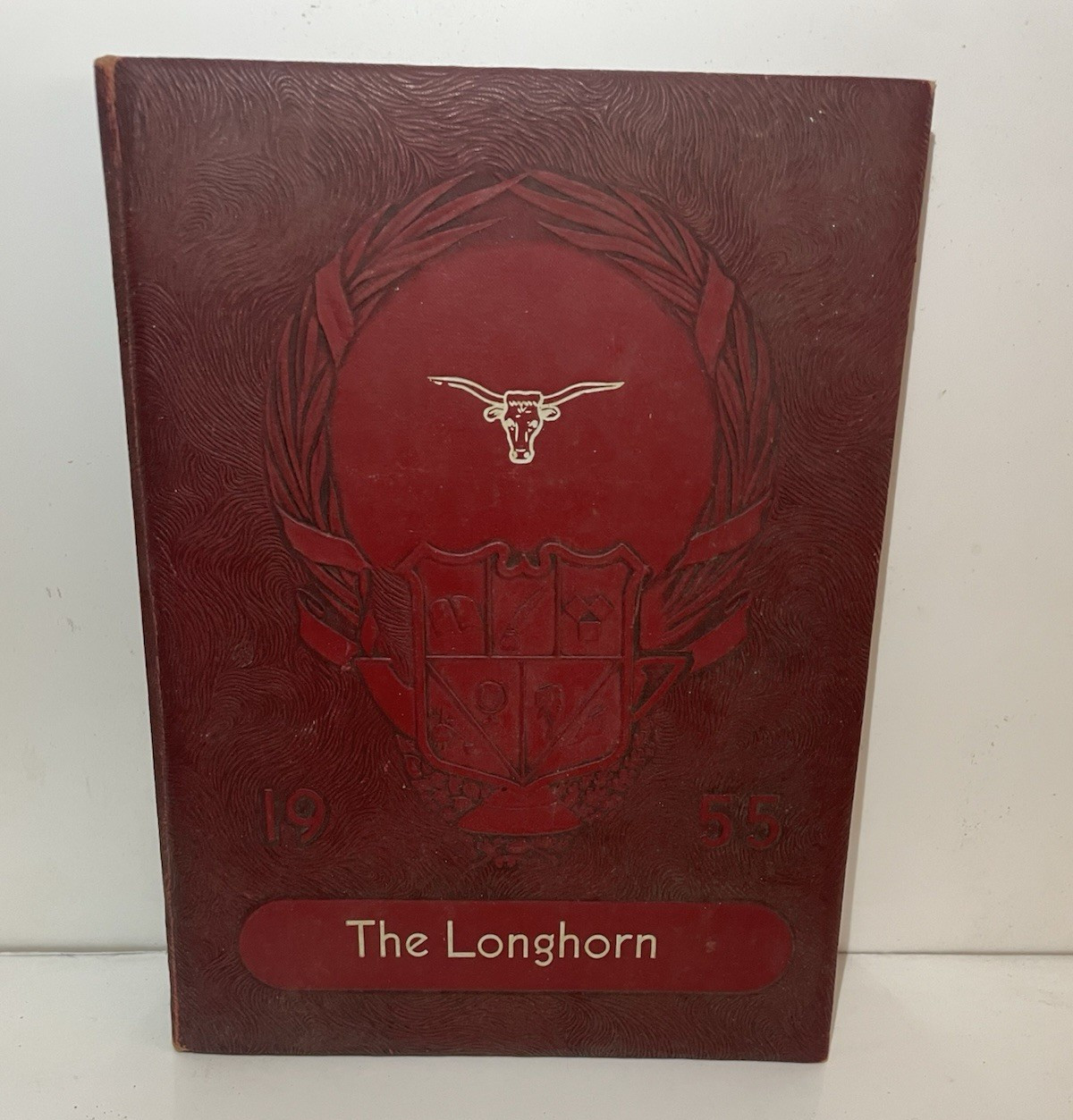 1955 The Longhorn Hardcover College/ University Yearbook (Original, Red Cover) 1955 The Longhorn Hardcover College/ University Yearbook (Original, Red Cover)