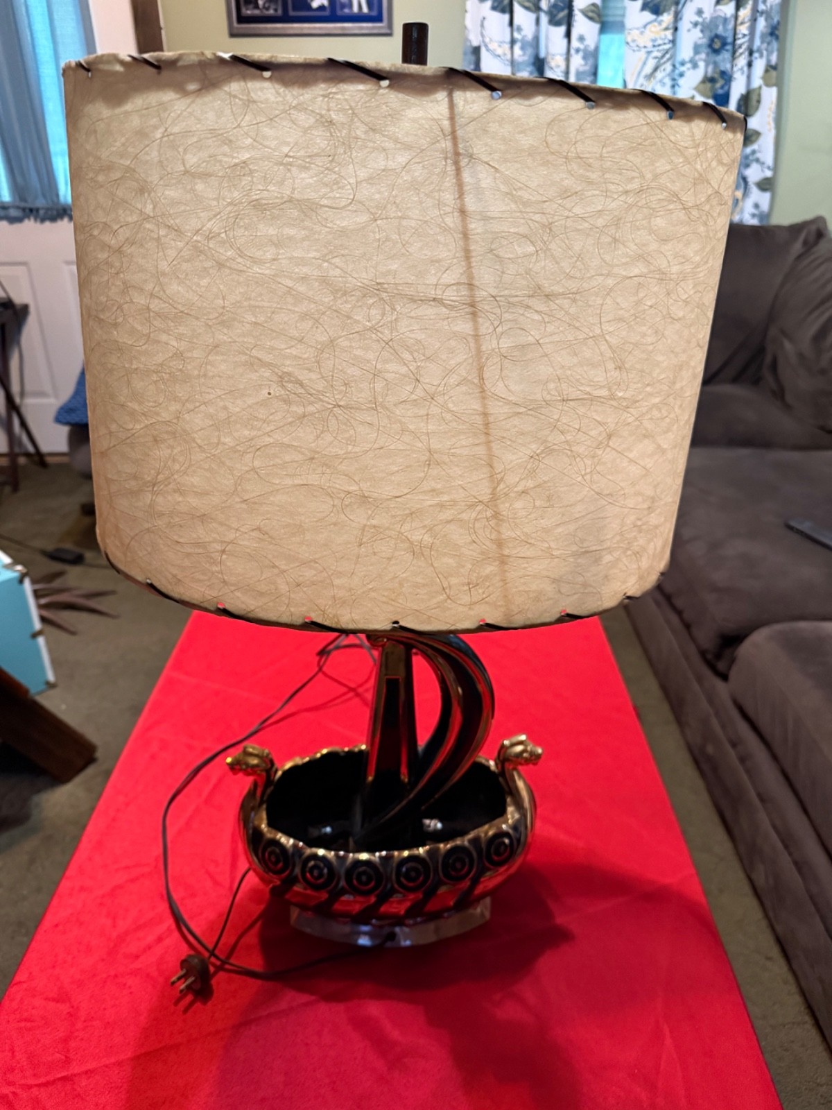 Vintage Viking lamp, estate sale find 
