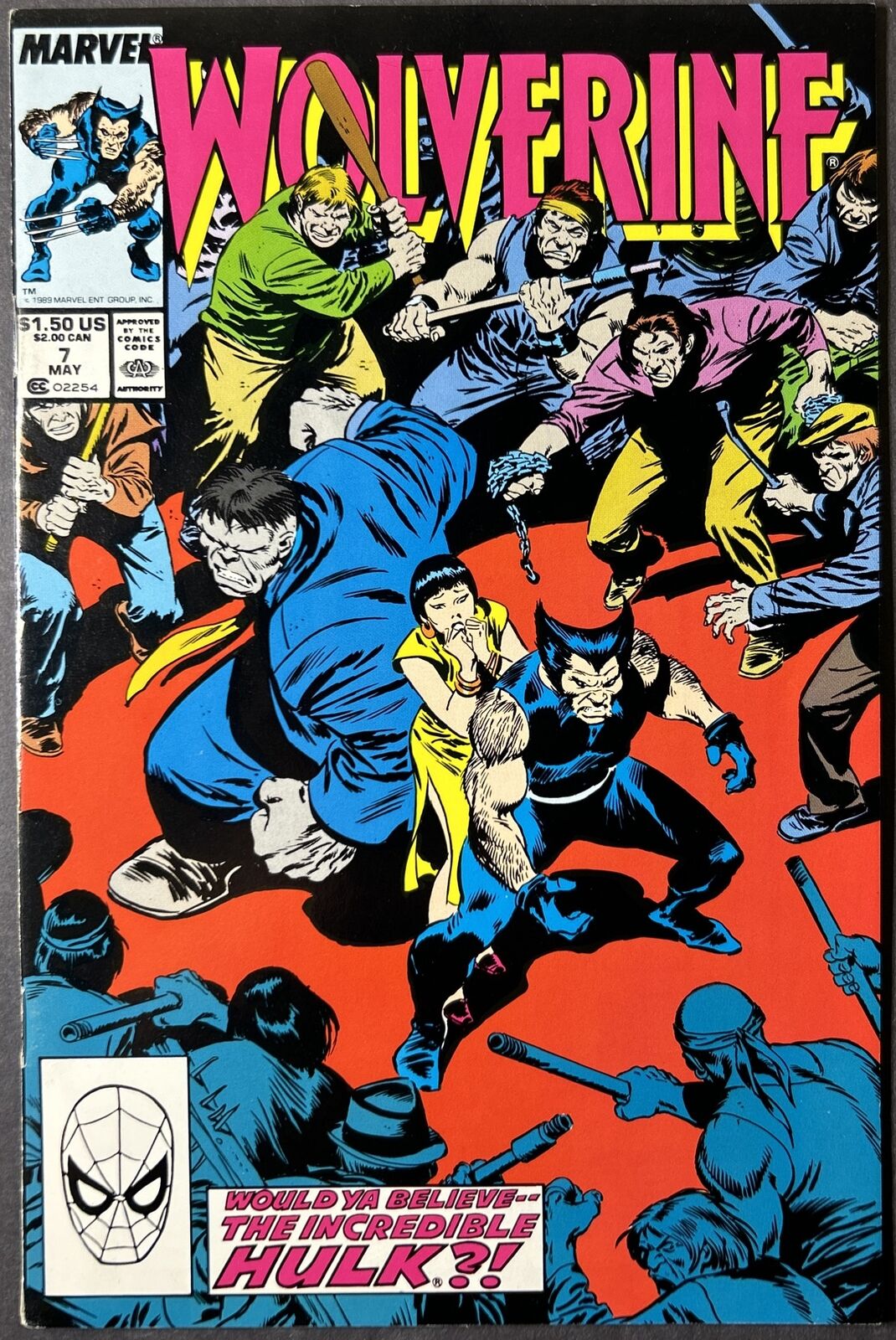 Wolverine #7 Marvel Comics (1989)