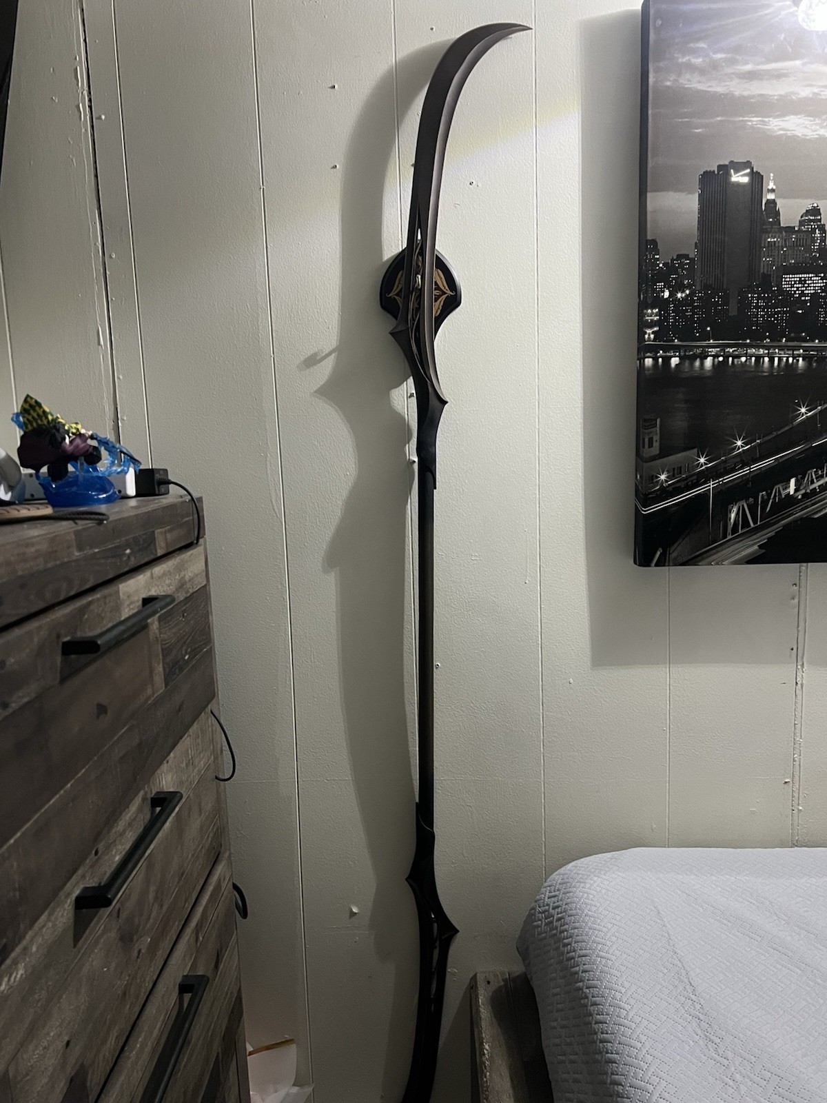 United Cutlery The Hobbit Mirkwood Double-Bladed Polearm Replica Bronze/Black