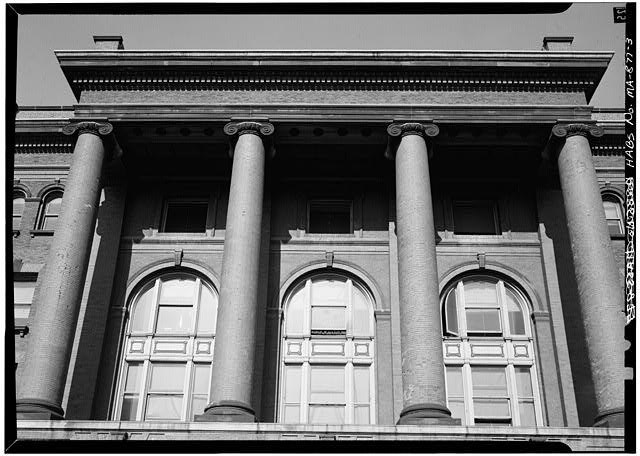 Cambridge MA Middlesex County Registry of Deeds 1900s East Facade Portico