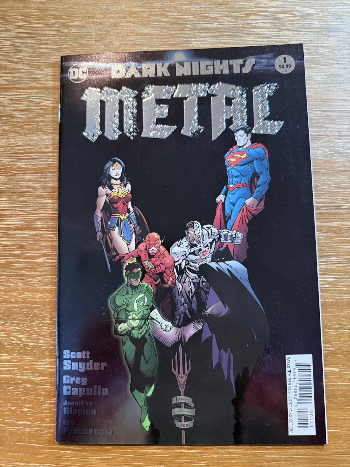 DARK NIGHTS METAL #1 First. Print Scott Snyder 2017 VF/NM