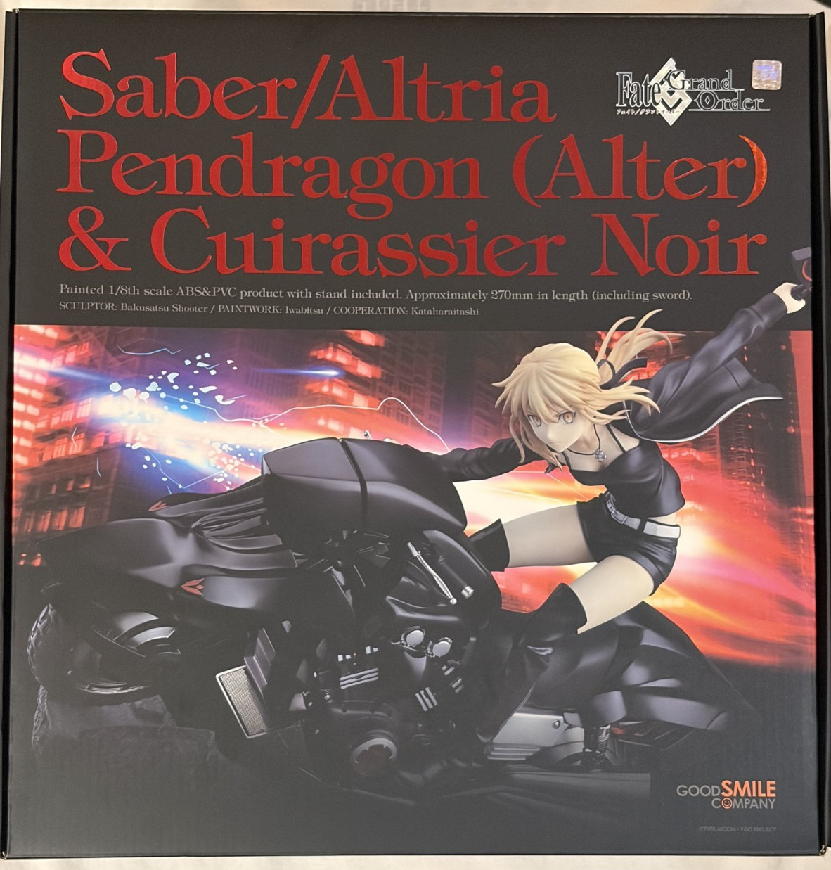 Fate/Grand Order Saber/Altria Pendragon Alter & Cuirassier Noir 1/8 Figure GSC