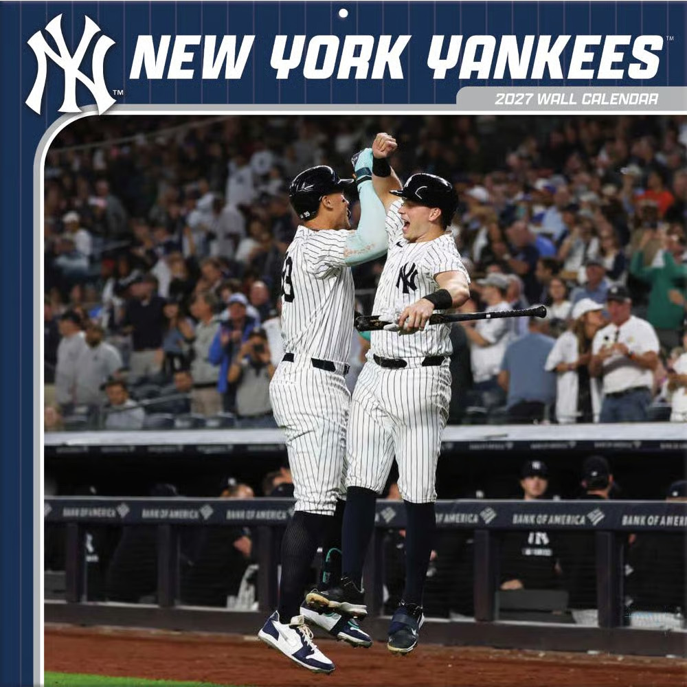 Turner Licensing,  MLB New York Yankees 2027 Wall Calendar