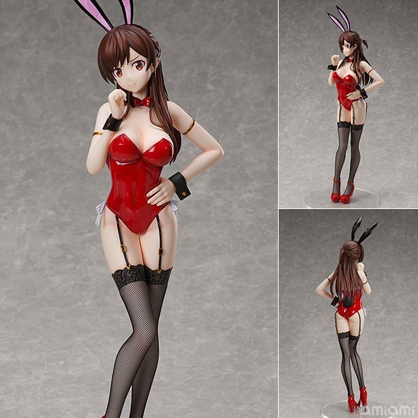 FREEing Rent-A-Girlfriend Chizuru Mizuhara Bunny Ver. 1/4 Figure - New Authentic
