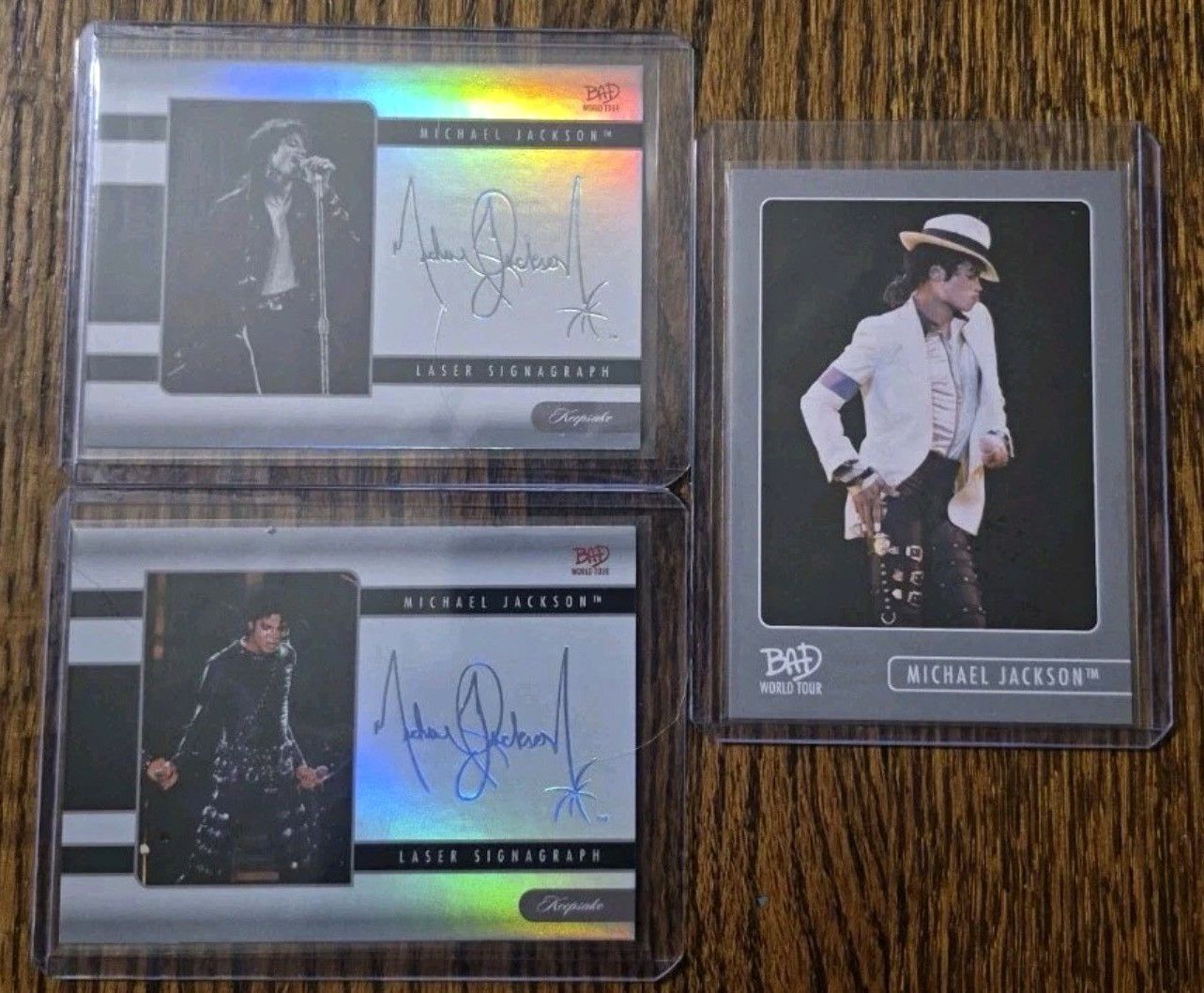 (3x) 2025 Keepsake BAD World Tour Michael Jackson Platinum SP's #/15 🔥