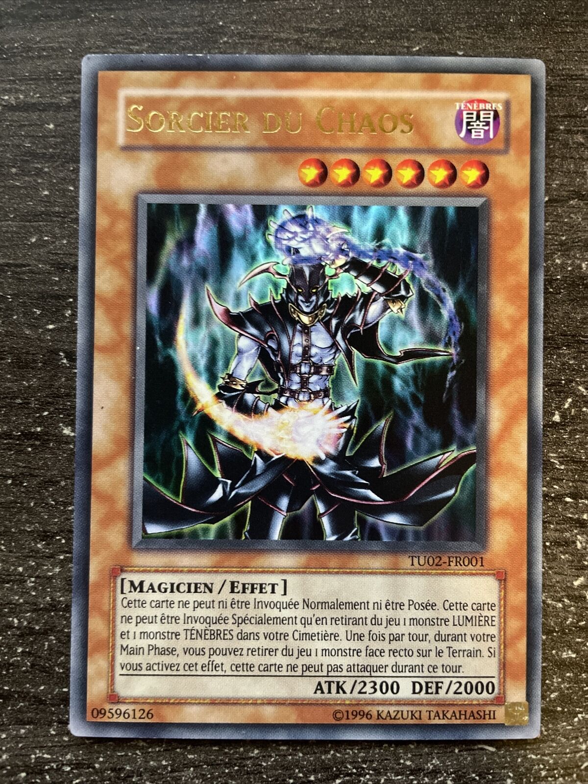 YU-GI-OH CARD WIZARD OF CHAOS TU02-FR001 CLOSE TO NEW/NM