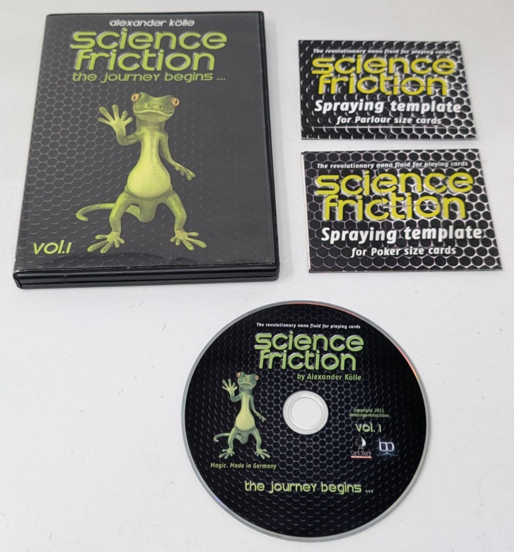 Alexander Kolle Science Friction DVD Volume 1 Magic Card Trick