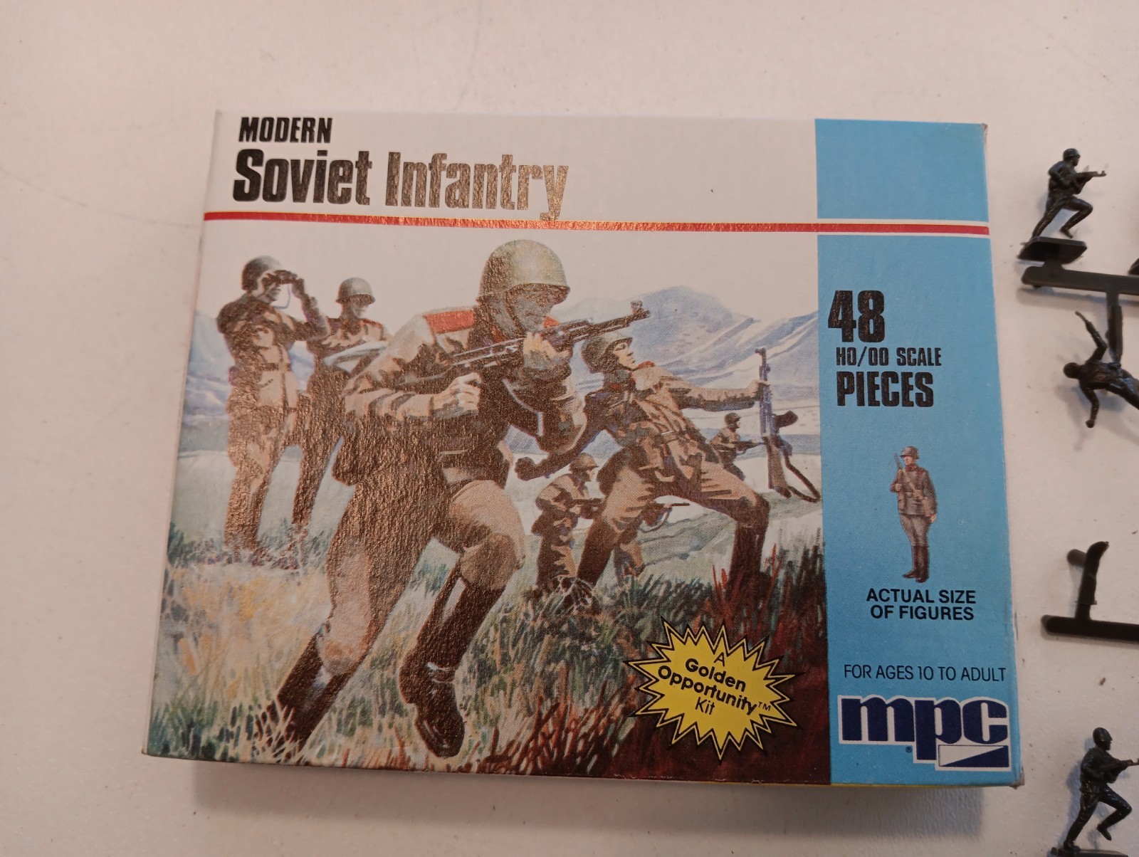 Vintage 1983, Airfix/MPC, 1/72nd, WWII, Soviet Infantry #1-6016, Only 35 Of 46