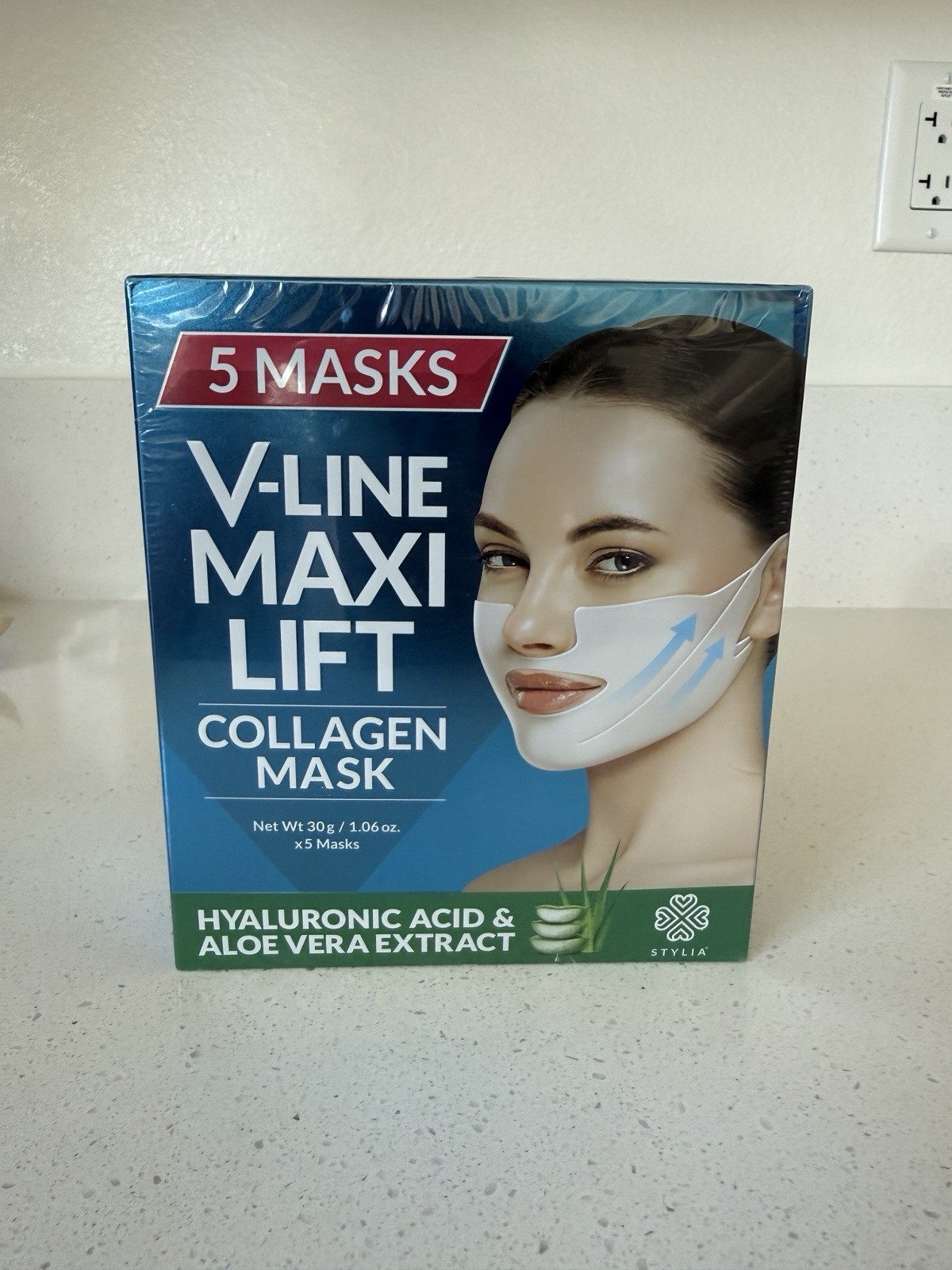 Stylia MaxiLift V-Line Lifting Collagen Face Mask - Double Chin Reducer