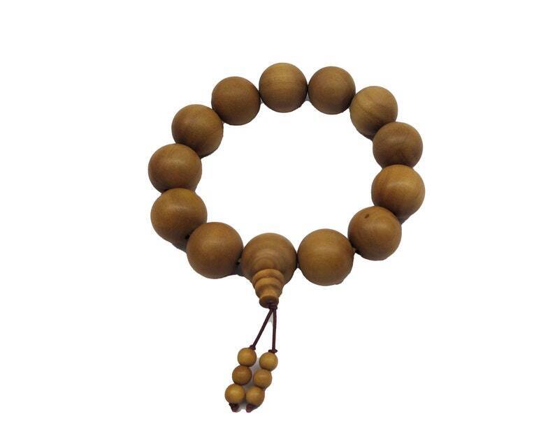Sandalwood Bracelet Mala Prayer Beads Buddhist Buddha,Authentic bracelet 16mm