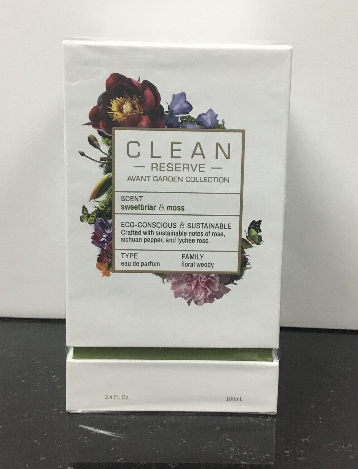 Clean Reserve Sweetbriar & Moss Eau de Parfum Spray 3.4 oz SEALED Perfume NIB