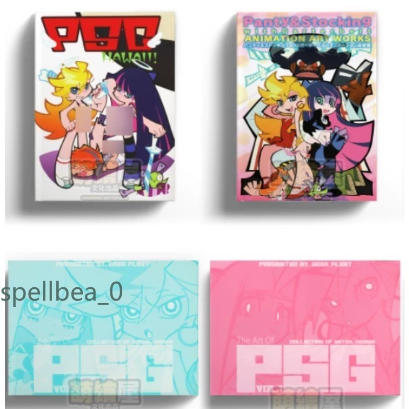 Panty&Stocking Series Collection Animation Setting Storyboard Art Sketches Book