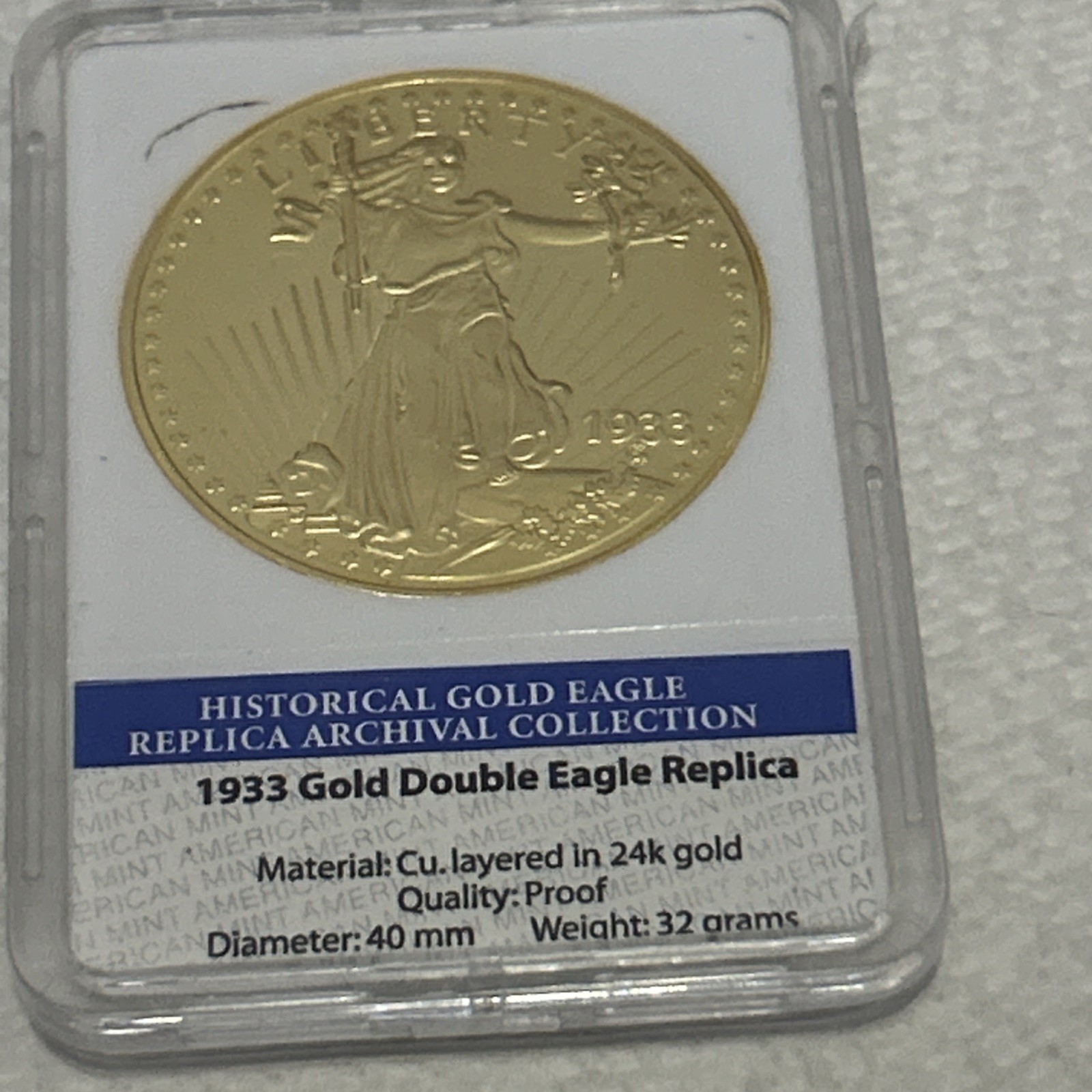 1033 Gold Double Eagle Replica