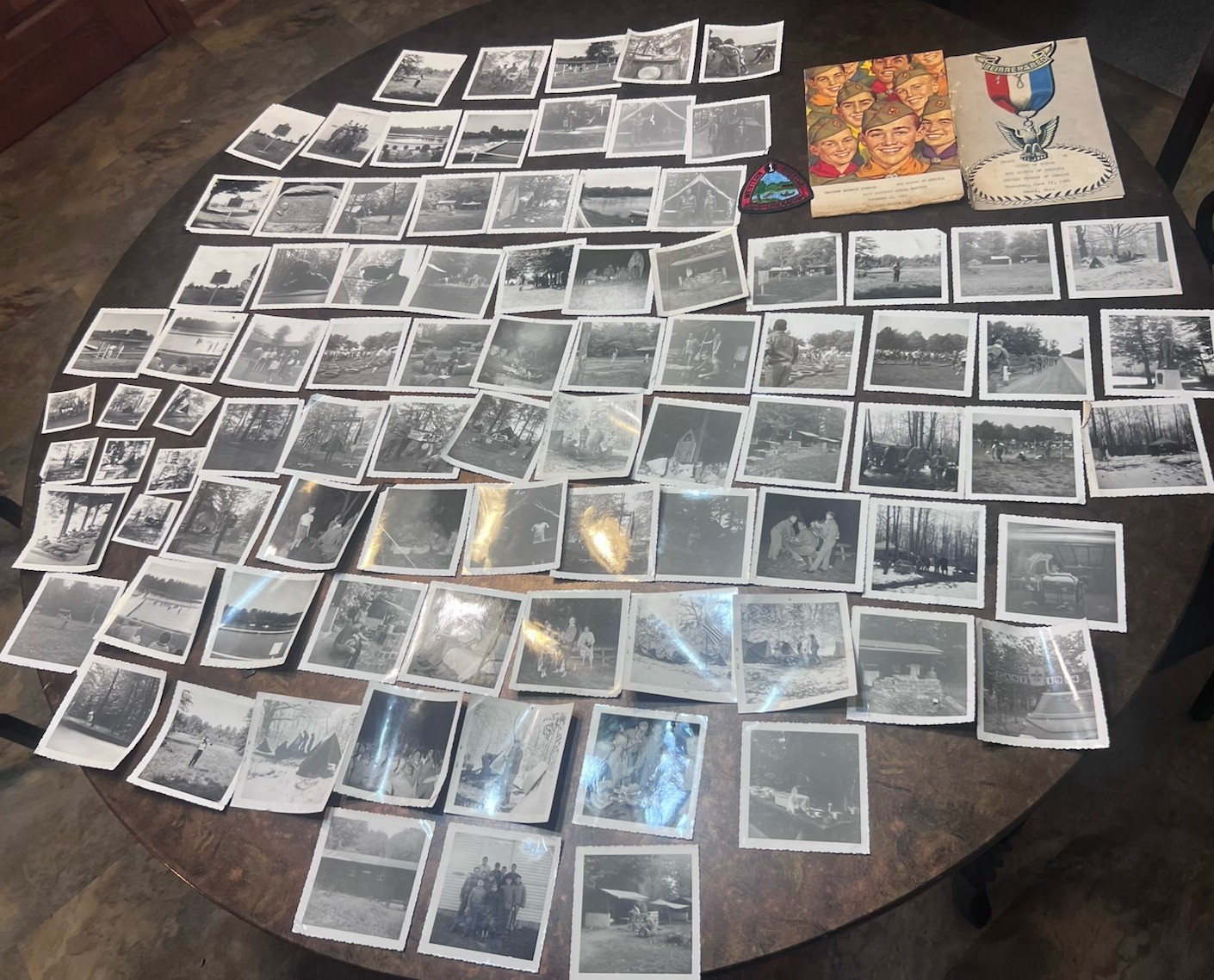 1963/1964 Snapshot Photo Lot of 80+ Boy Scouts Collection Youngstown Ohio Area