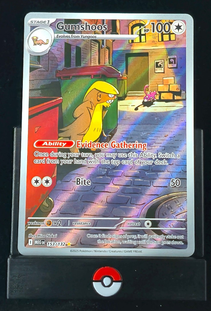 Pokemon NM Gumshoos 153/132 Mega Evolution