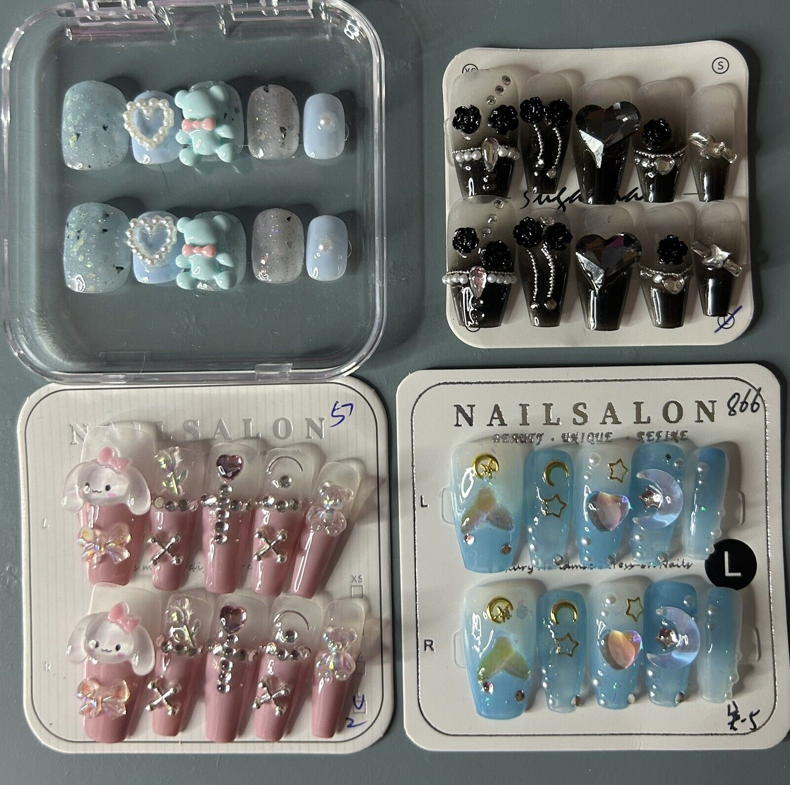 Lot of (46) NEW Sanrio Merchandise, Press On Nails & Cute Accessories - SANRIO