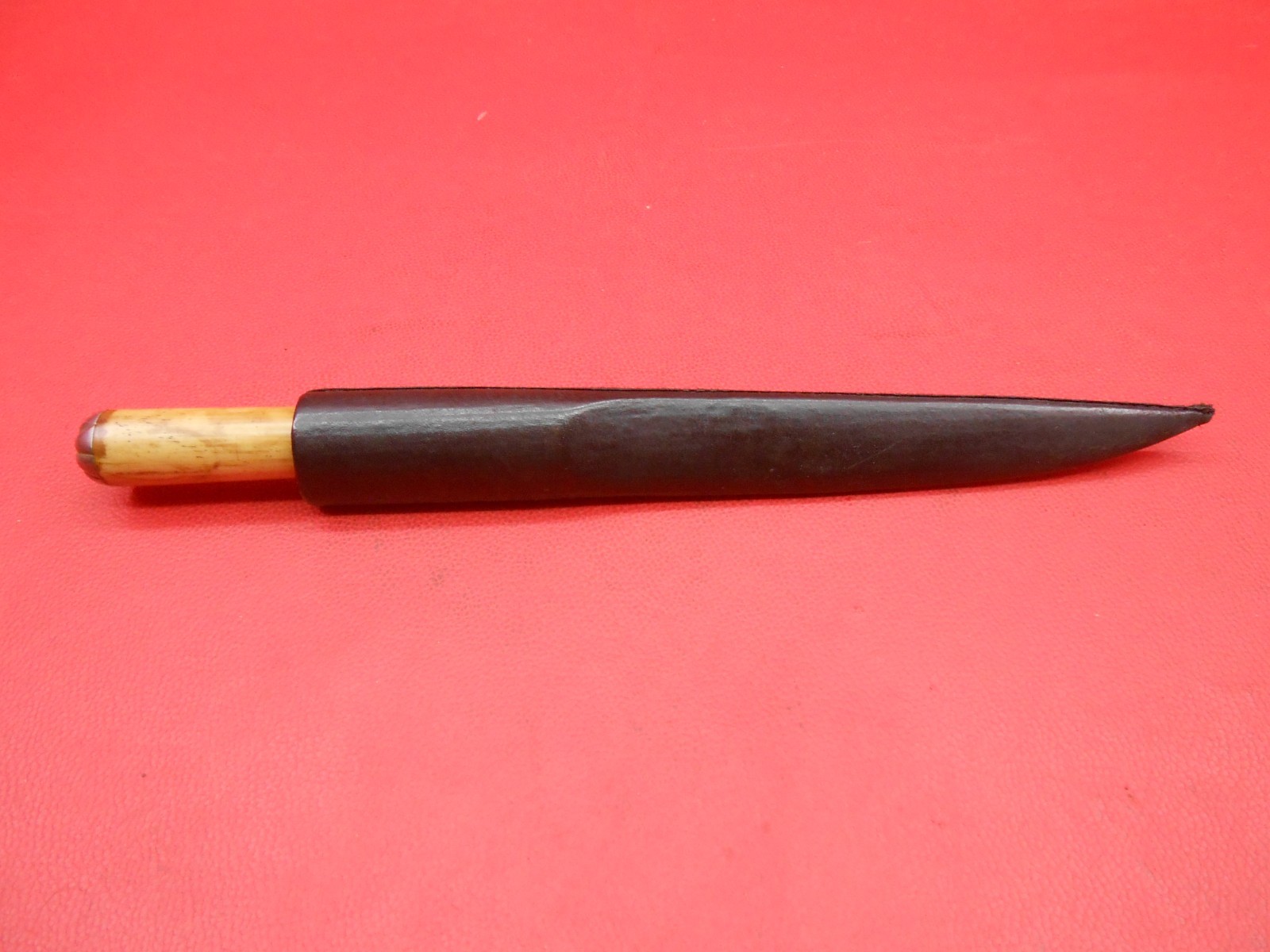Original Antique Wootz Steel Single Piece Kard Knife Bone Handle With Sheath S57 Original Antique Wootz Steel Single Piece Kard Knife Bone Handle With Sheath S57