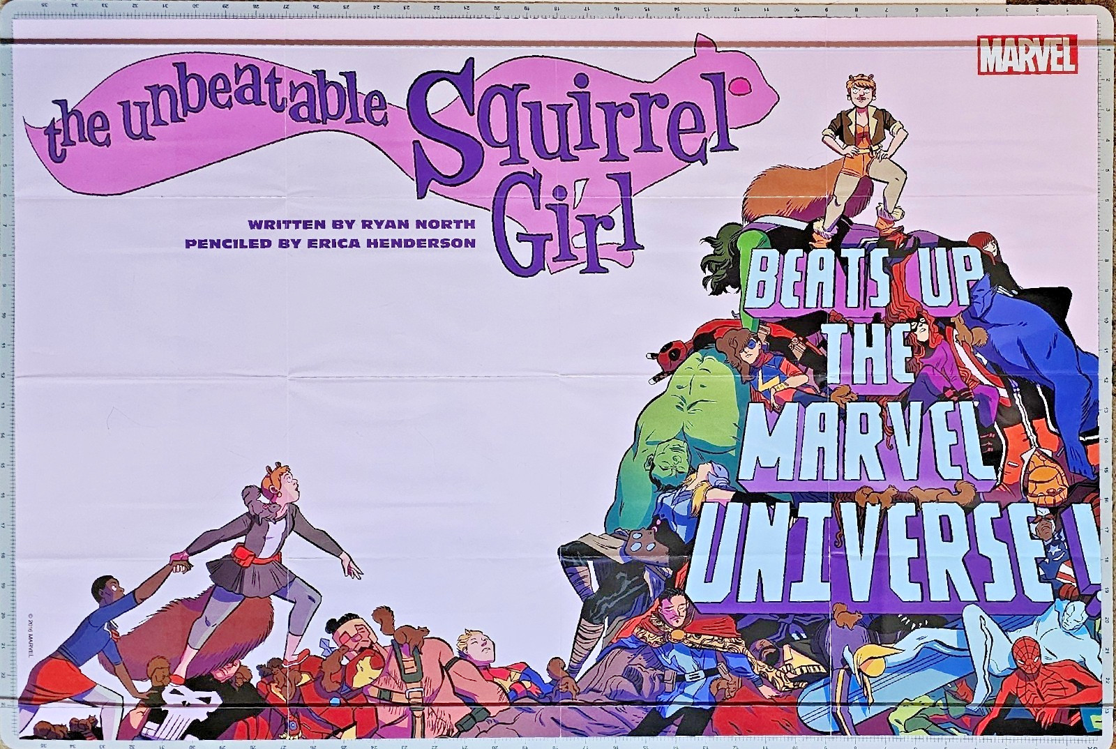 the unbeatable Squirrel Girl Promo Poster art by Erica Henderson