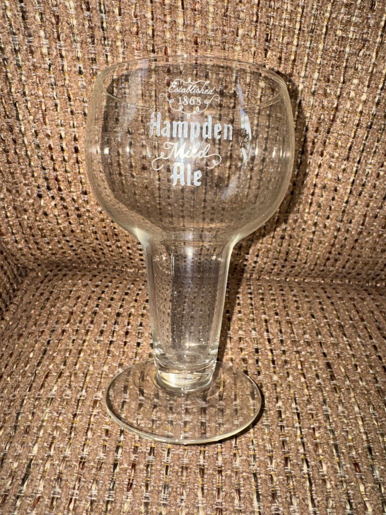 Hampden Brewing Mild Ale Beer Goblet