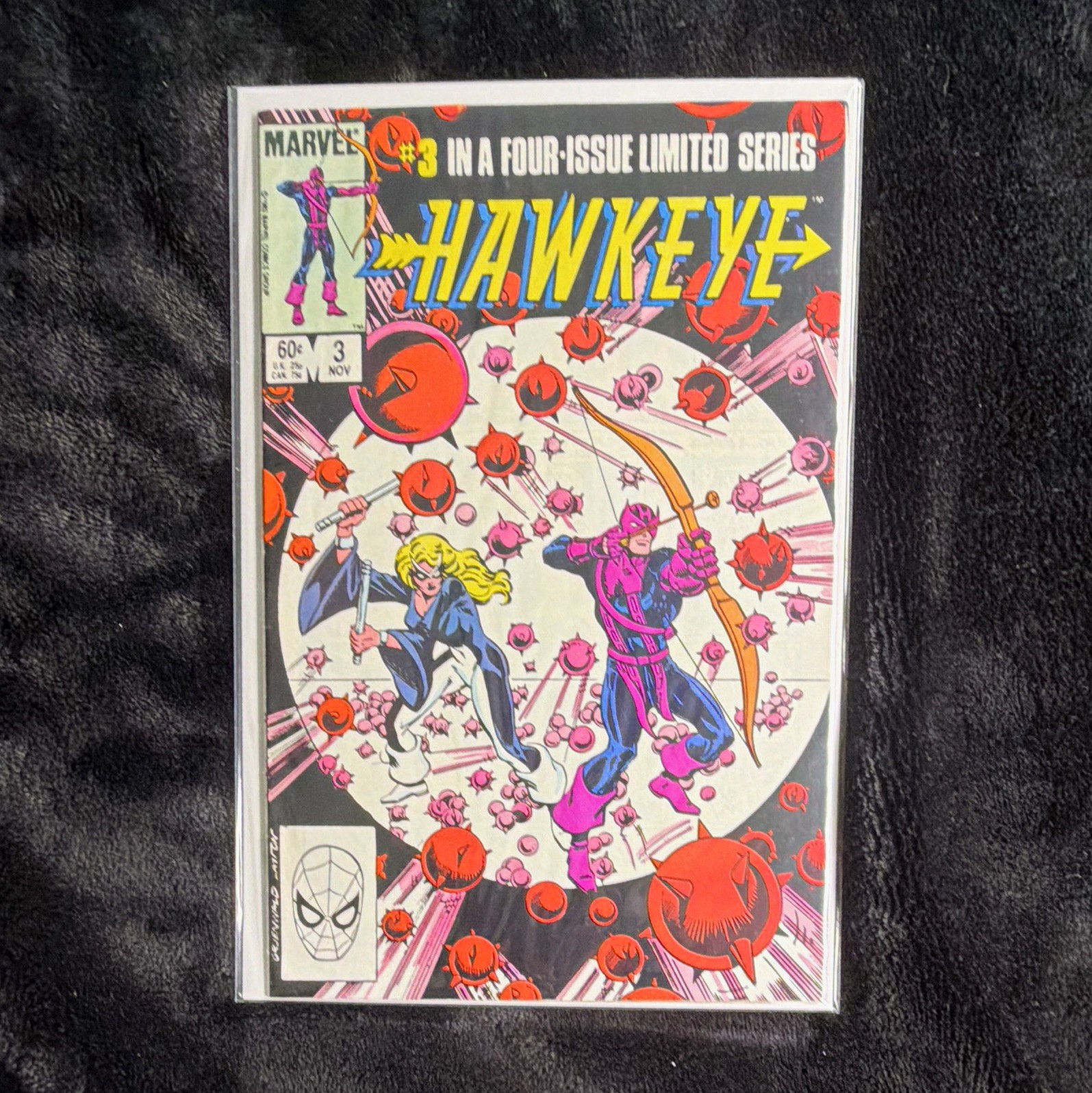 Marvel Hawkeye #3 (1983) Limited Series Hawkeye Mockingbird Bronze Age