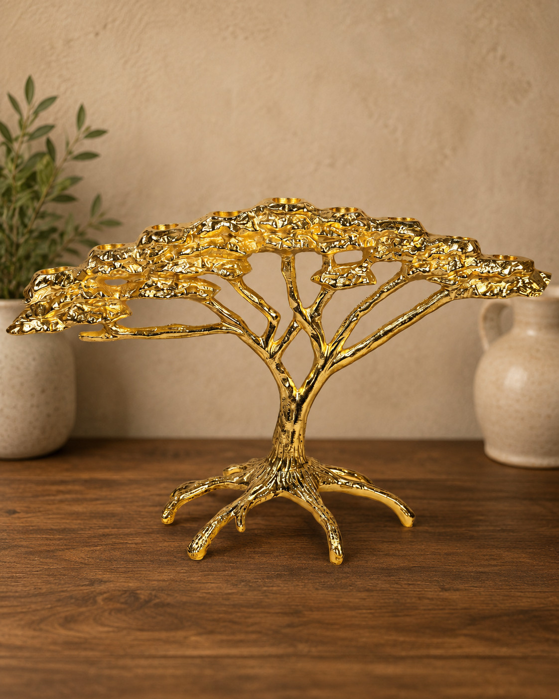 Traditional Jewish Lamp | Premium Golden Oil Lamp | oil cups complimentary