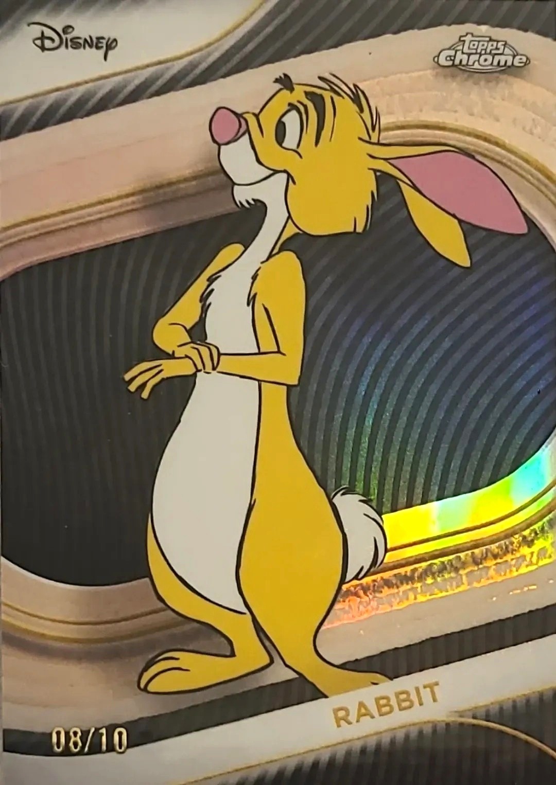 2025 Topps Chrome Disney Rabbit #145 Numbered 08/10 Card