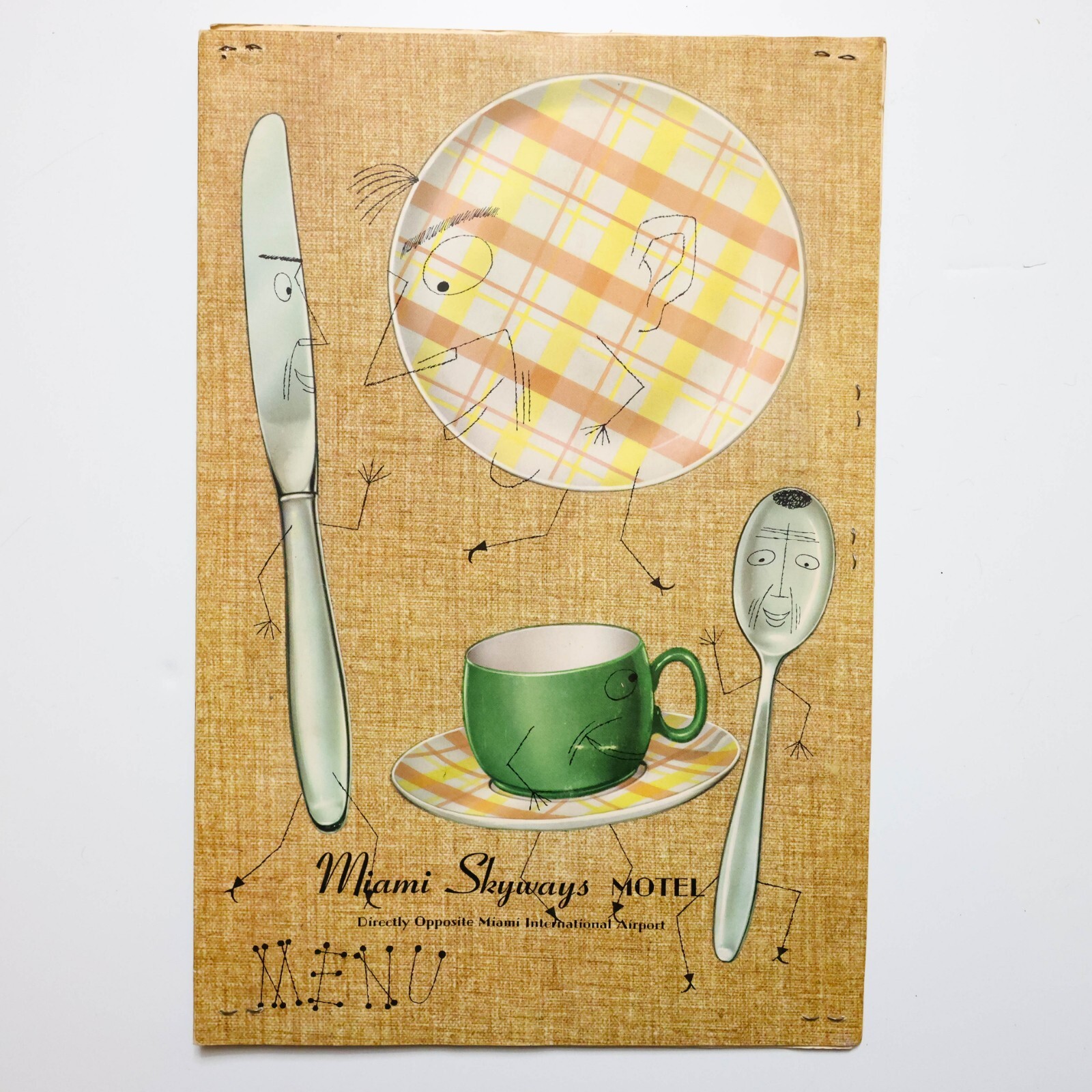 Vintage Miami Skyways Motel restaurant  Menu