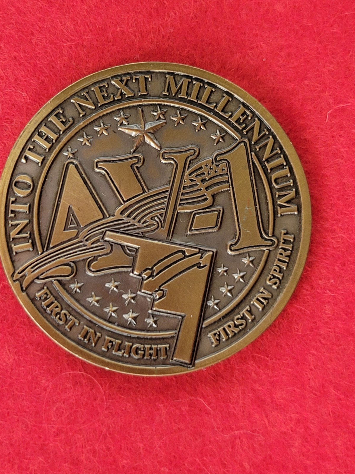 Northrop Grumman B-2 Stealth Bomber AV-1 Air Vehicle 1 Team Challenge Coin RARE