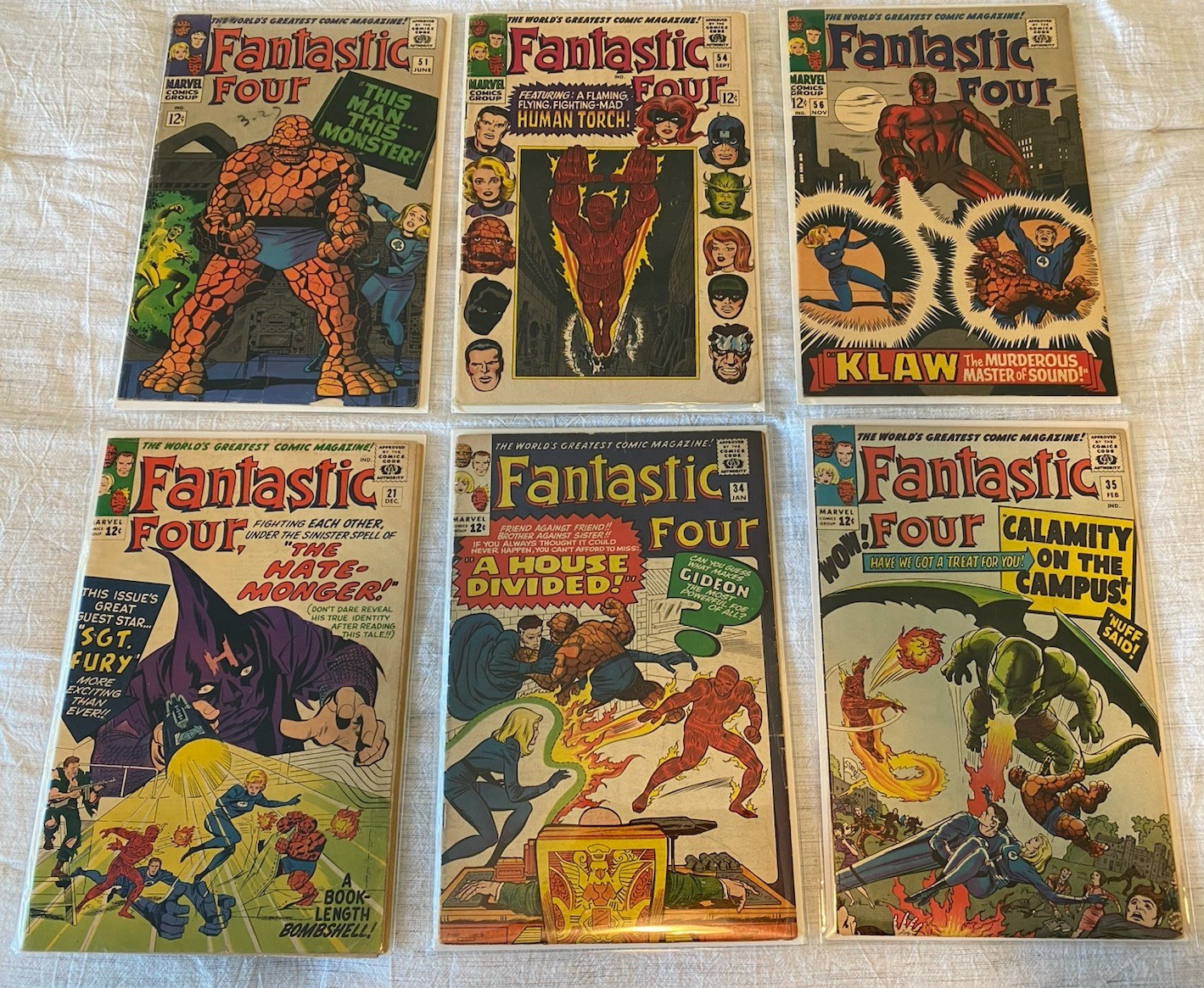 Fantastic Four Silver & Bronze Age Comic Book lot
