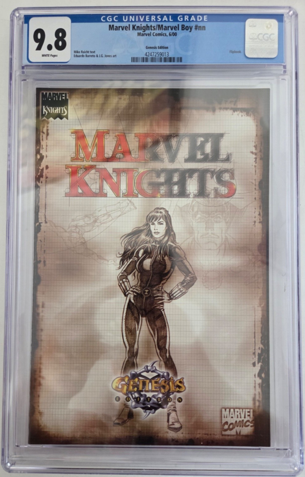 MARVEL KNIGHTS/MARVEL BOY GENESIS EDITION #nn CGC 9.8 GRADED MARVEL 1ST NOH-VARR