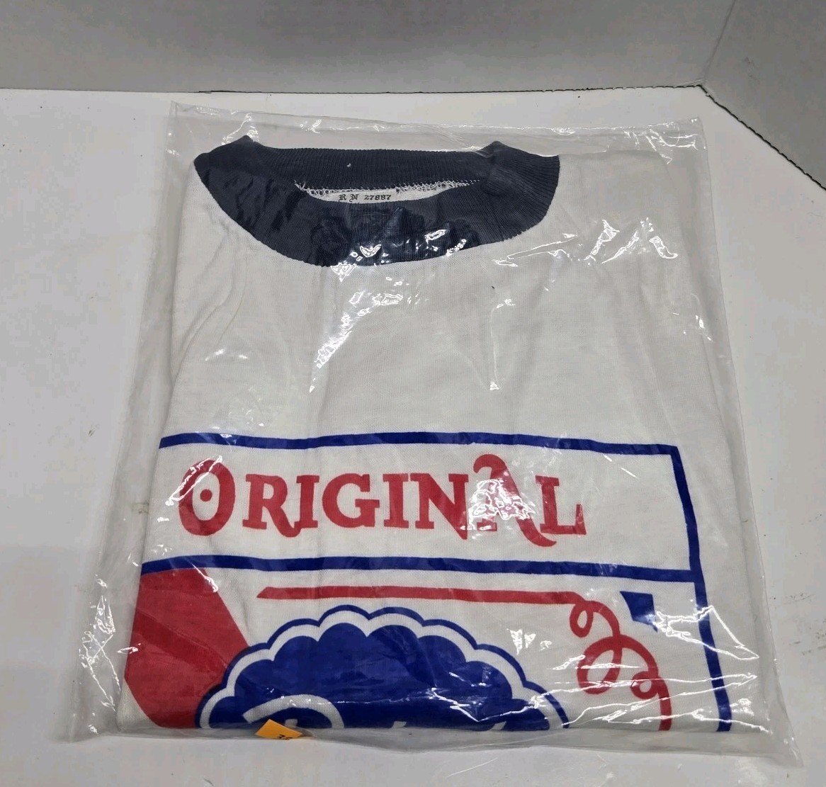 Vtg 70's Pabst Blue Ribbon Beer Ringer Tee Shirt Medium Retro DEADSTOCK NOS Vtg 70's Pabst Blue Ribbon Beer Ringer Tee Shirt Medium Retro DEADSTOCK NOS