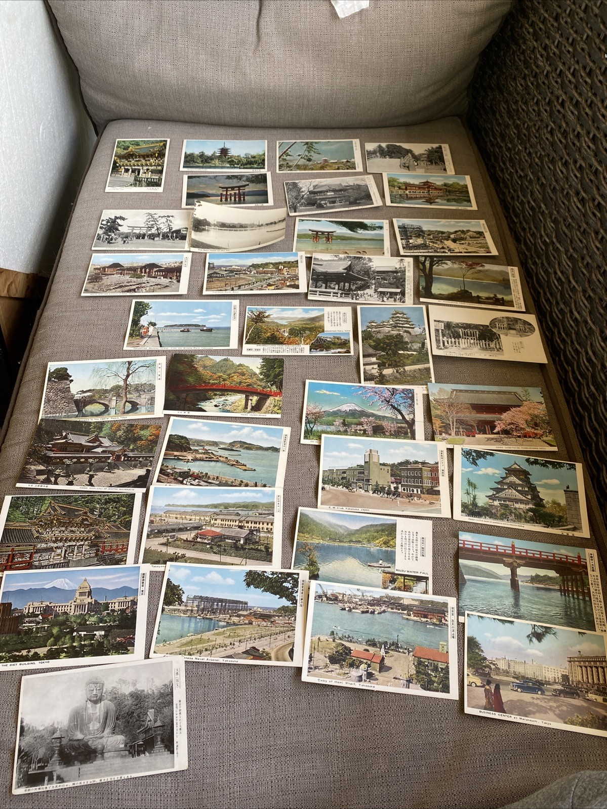 Lot 31 Vintage Antique Japanese Postcards Buildings Nature Unposted